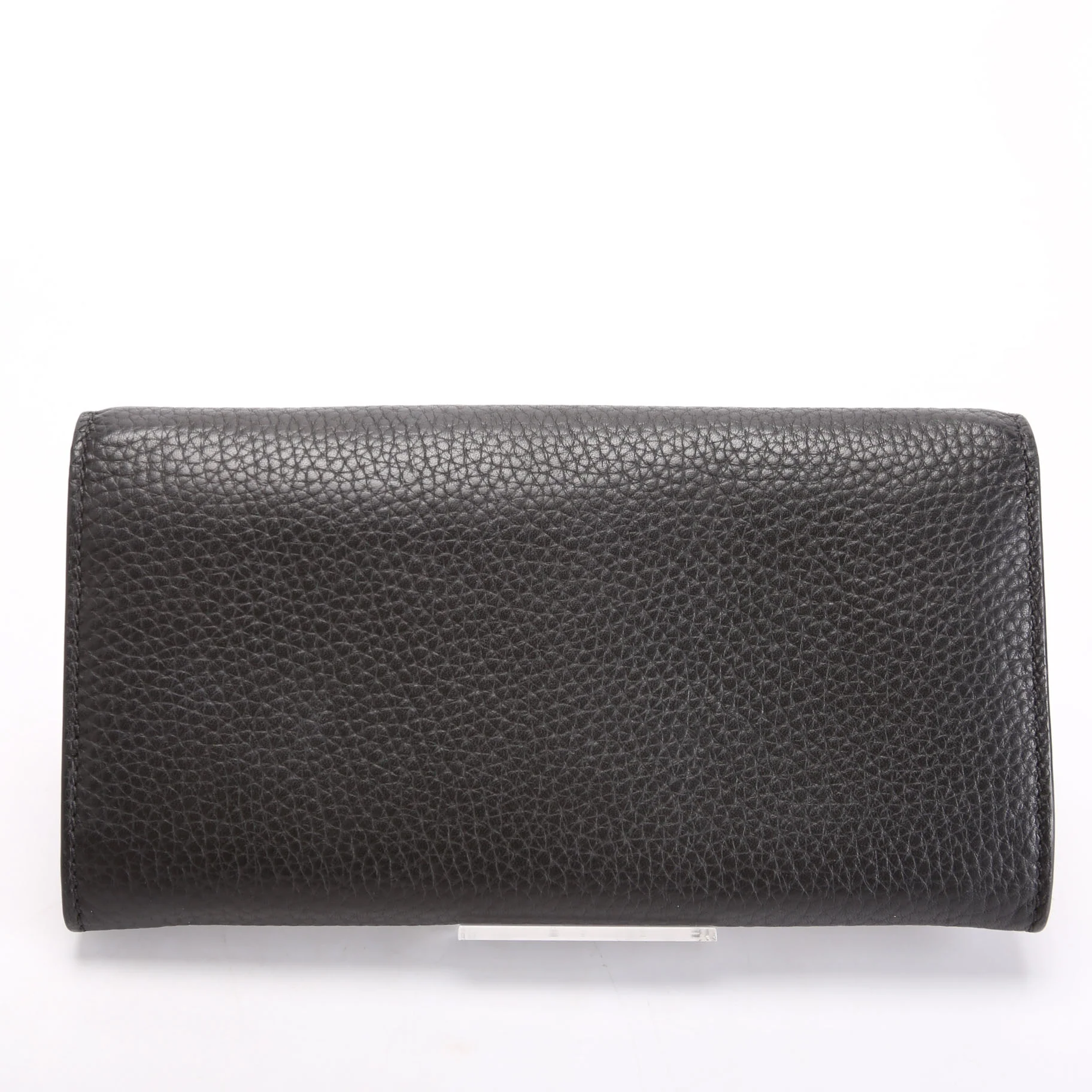 Continental Flap Wallet Grain Leather Black - Image 3