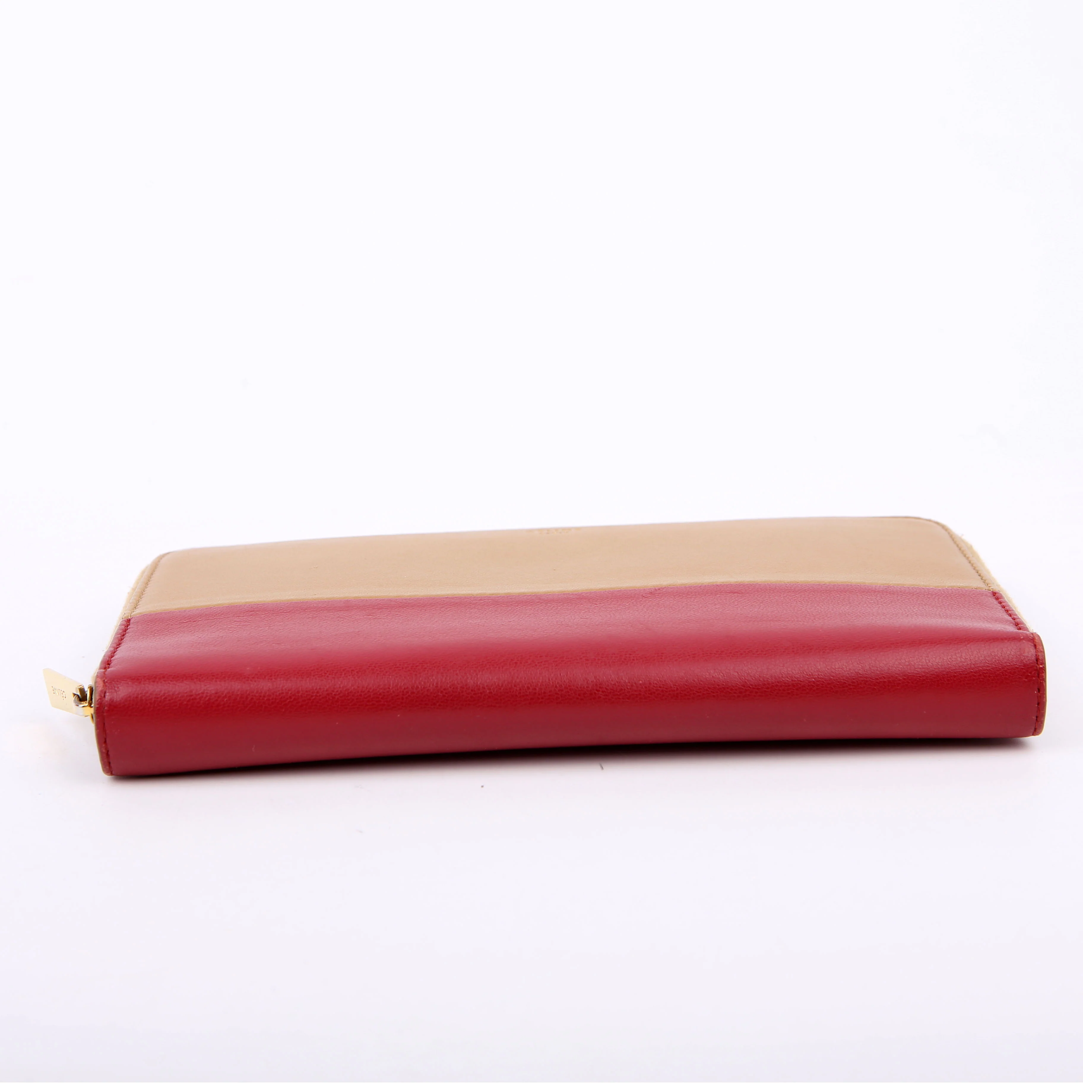 Continental Zip Wallet Tan/Red - Image 4