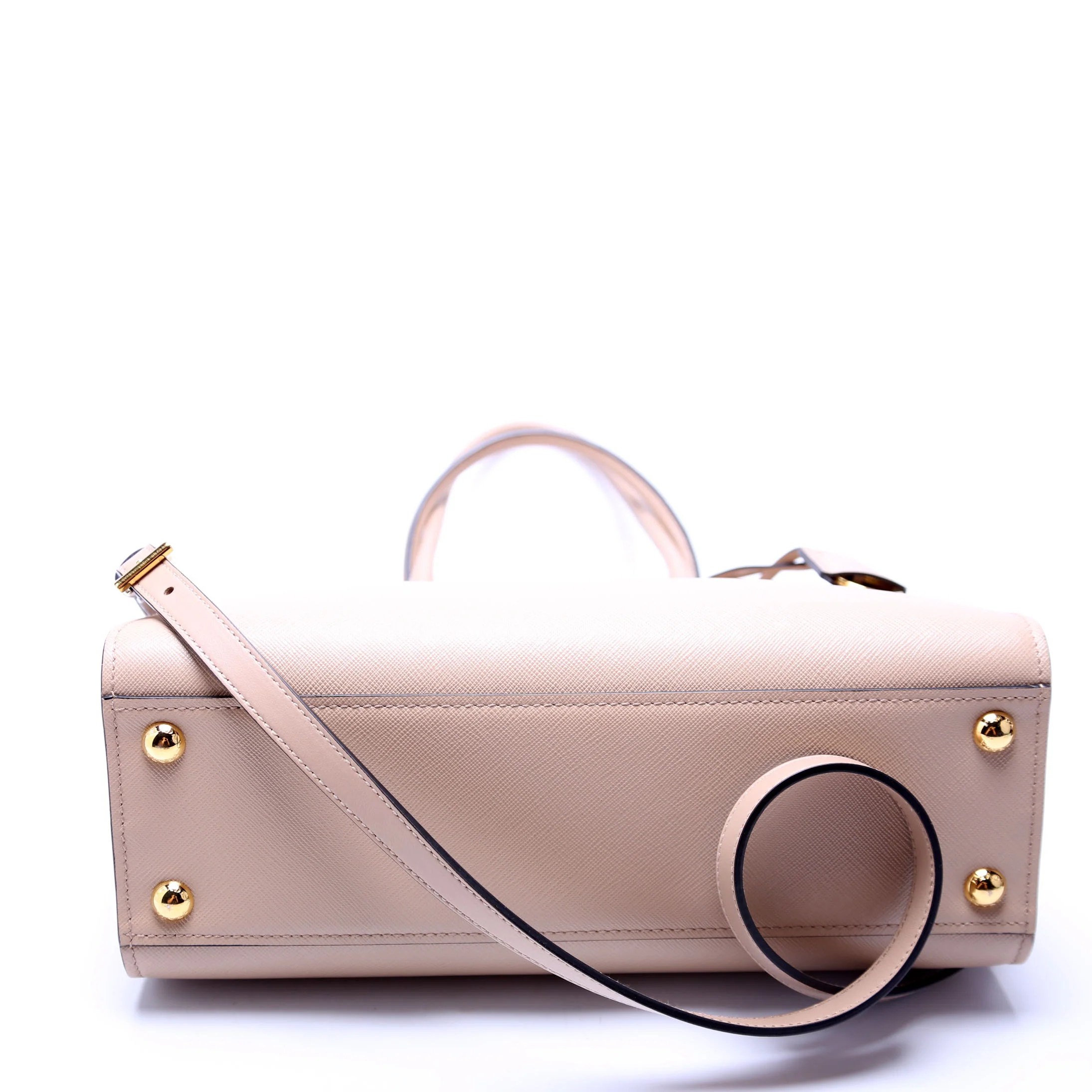Convertible Open Tote Saffiano Tan - Image 4