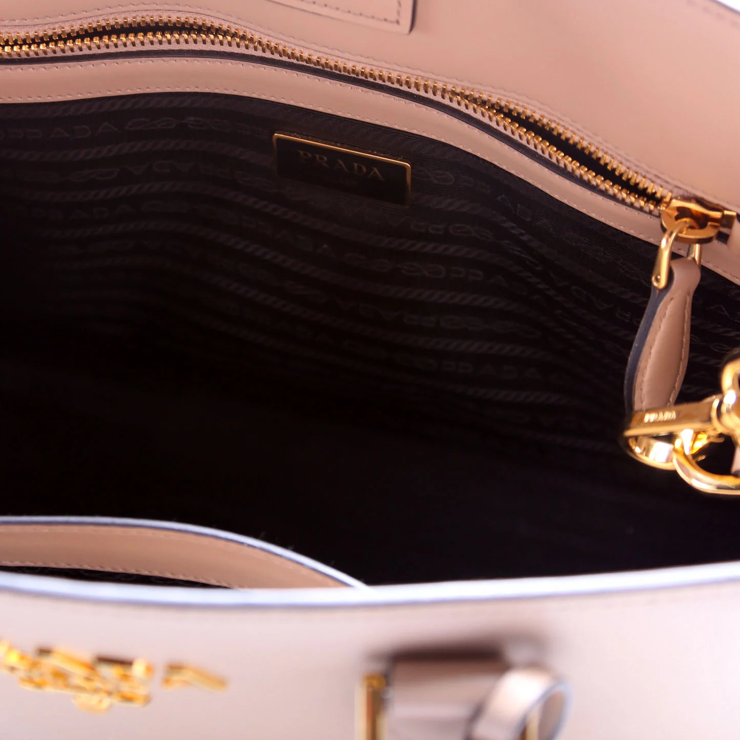 Convertible Open Tote Saffiano Tan - Image 7
