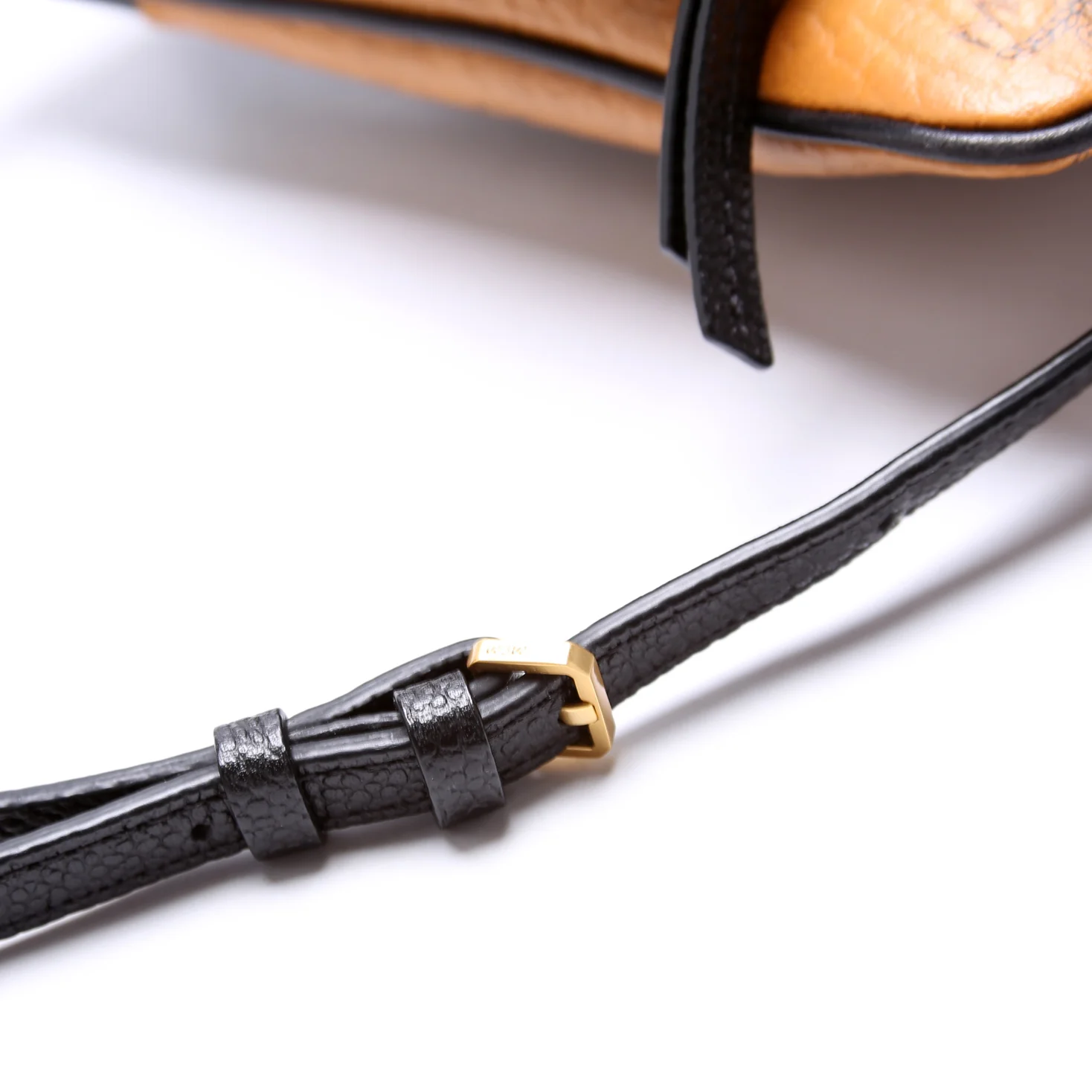 Corina Foldover Crossbody Visetos/Leather - Image 6