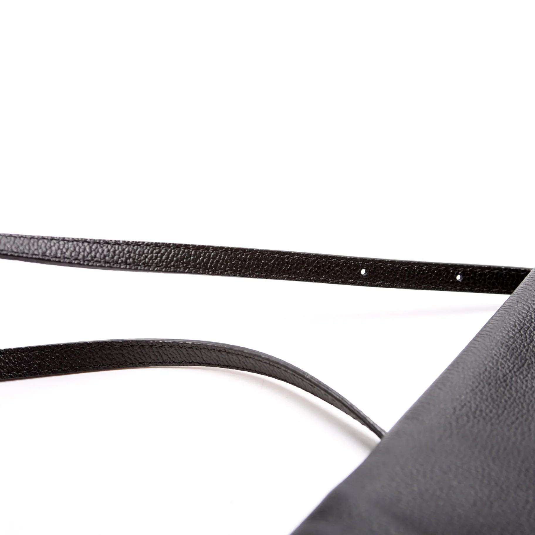 Corina Foldover Crossbody Vistos/Leather Black/Grey - Image 6