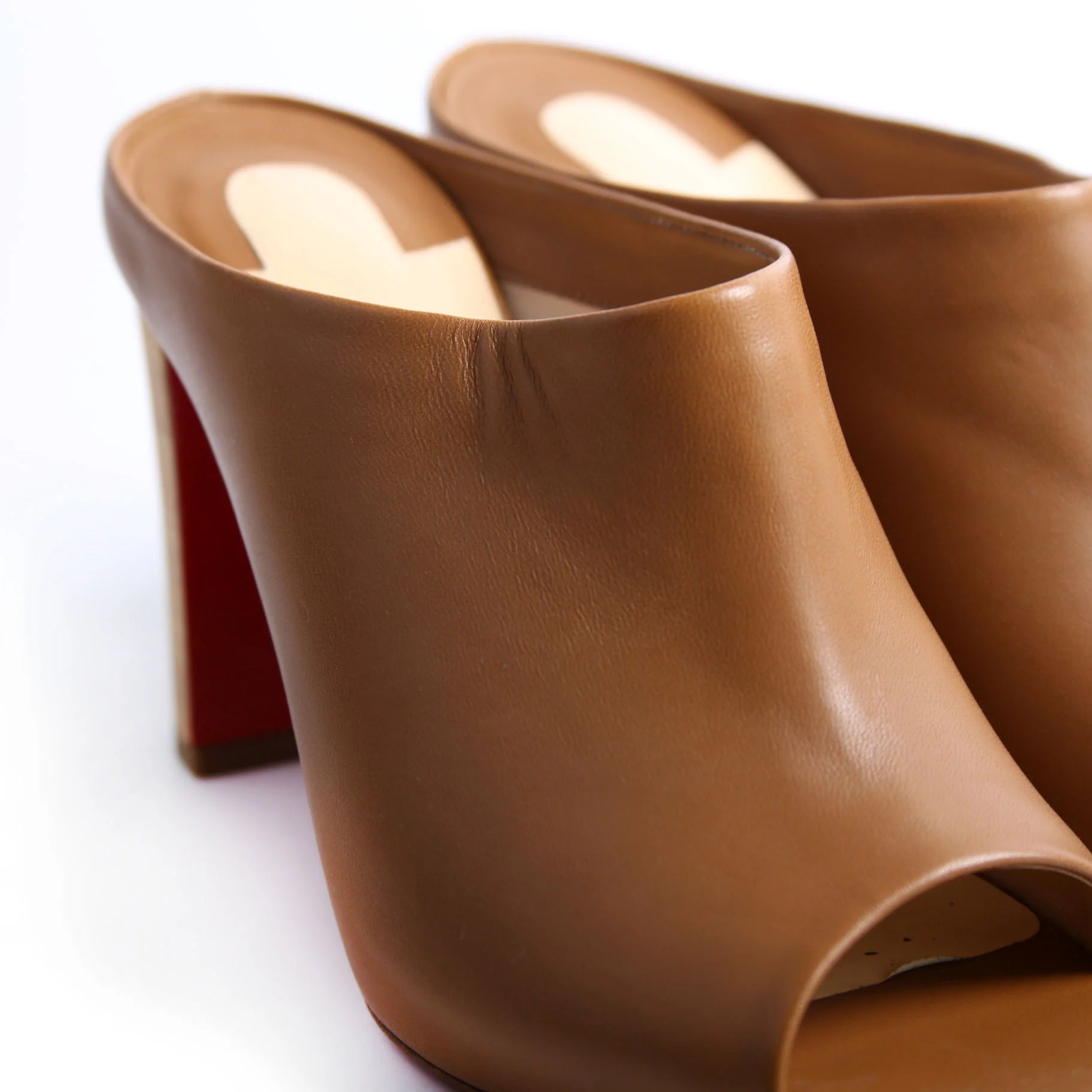 Corinthe 100 MM Peep Toe Mules Size 37.5 - Image 12