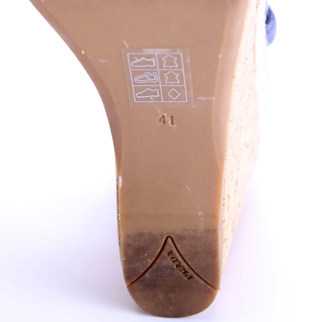Cork Sandal Wedges Size 41 Navy - Image 10