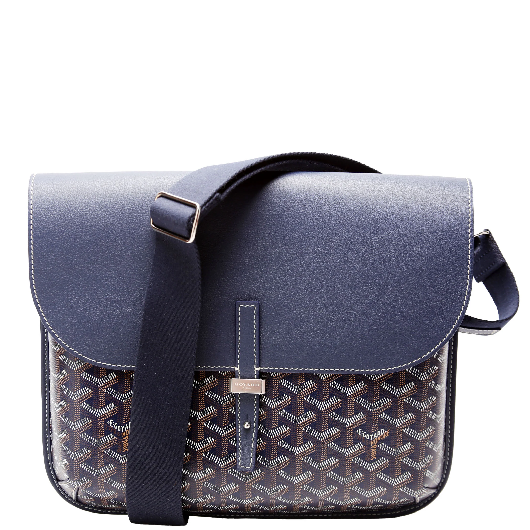 Coursier Messenger Goyardine Navy