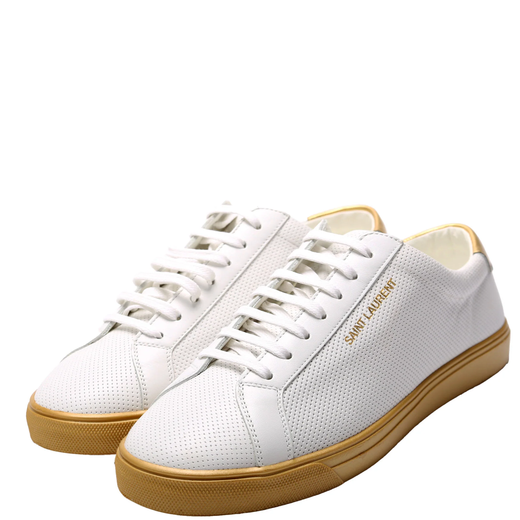 Court Classic Sneakers Size 40 White/Gold