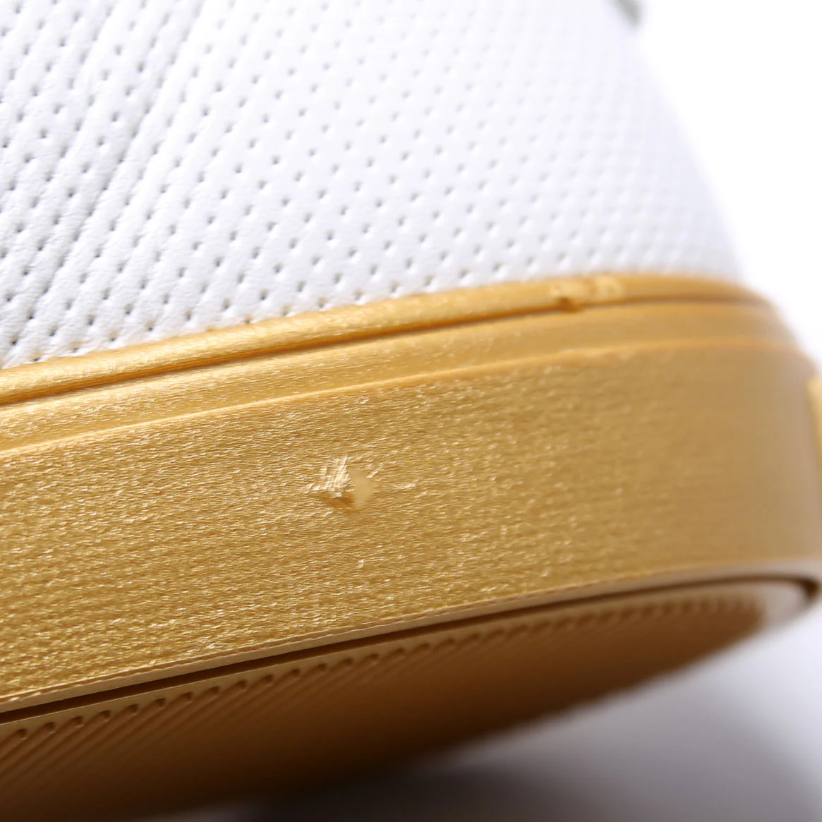 Court Classic Sneakers Size 40 White/Gold - Image 6
