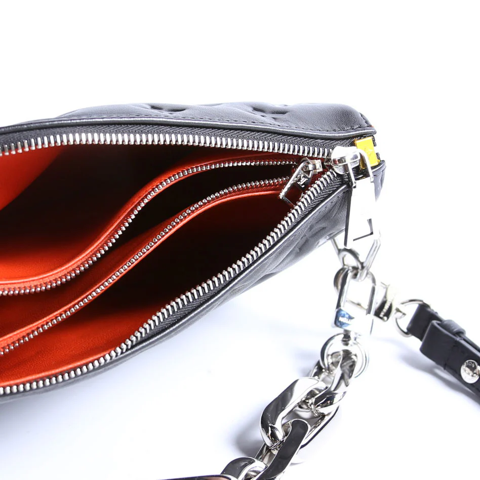 Coussin BB NV Lambskin Black/Orange/Silver - Image 12