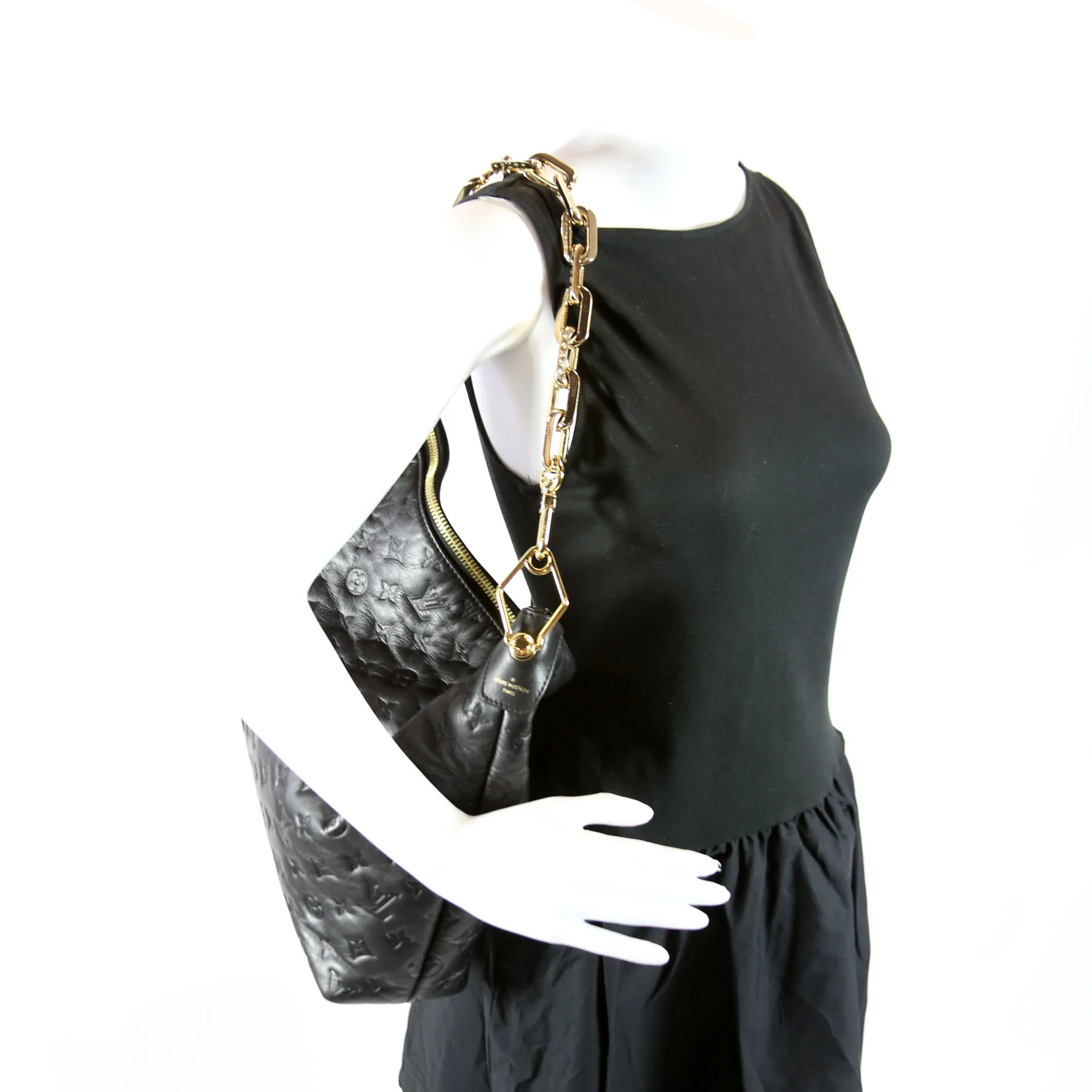 Coussin Hobo MM Lambskin Black - Image 14