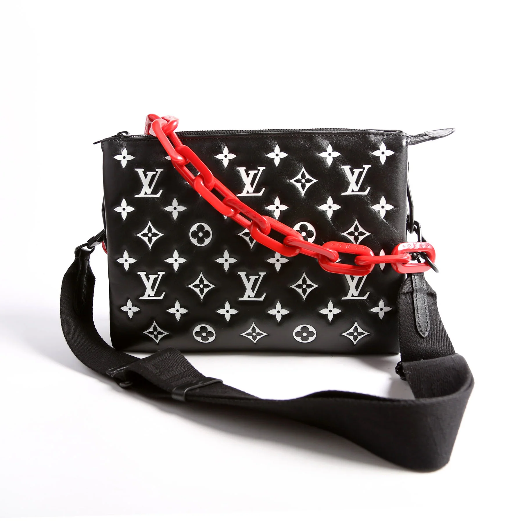 Coussin PM Lambskin Black/White - Image 2