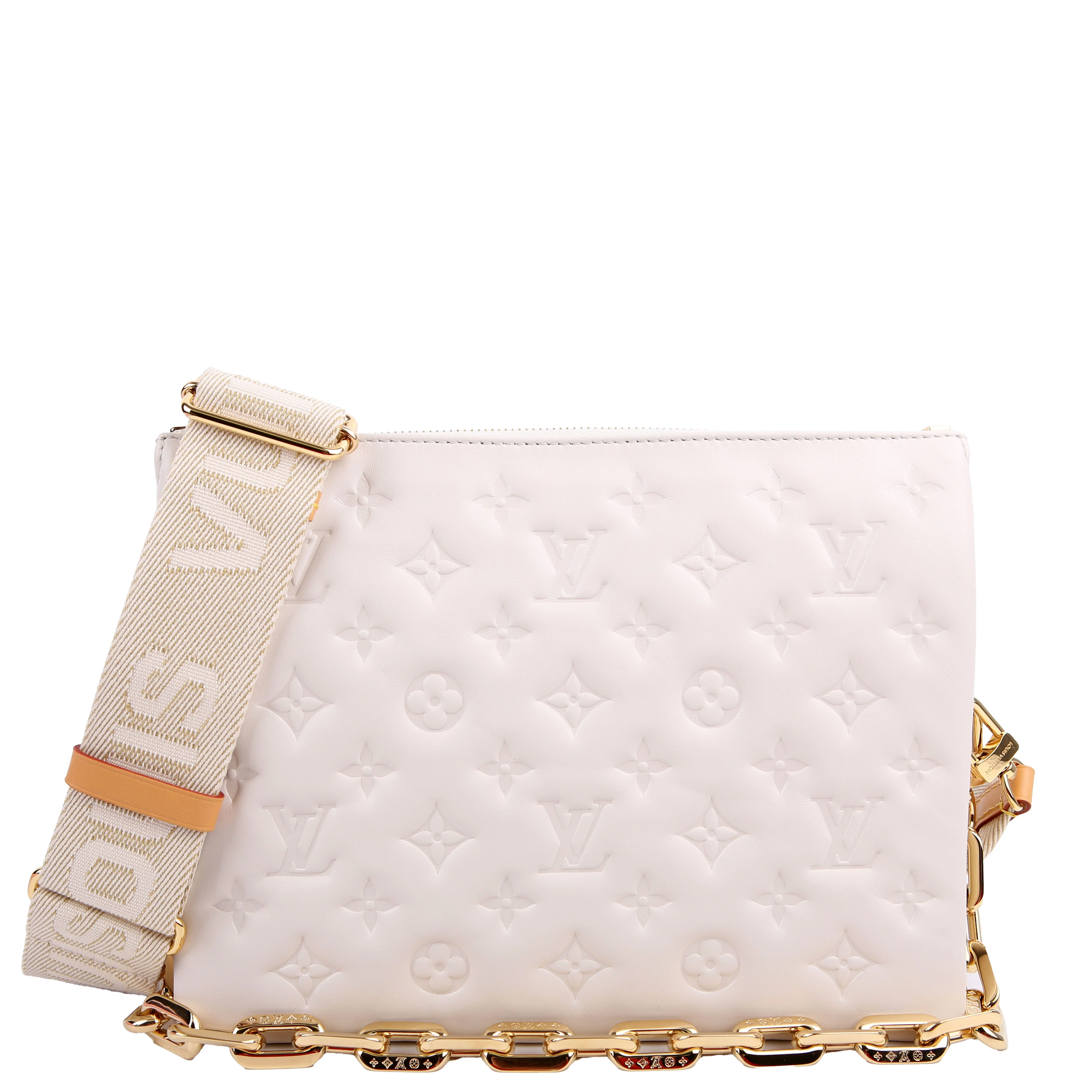 Coussin PM NV Lambskin White