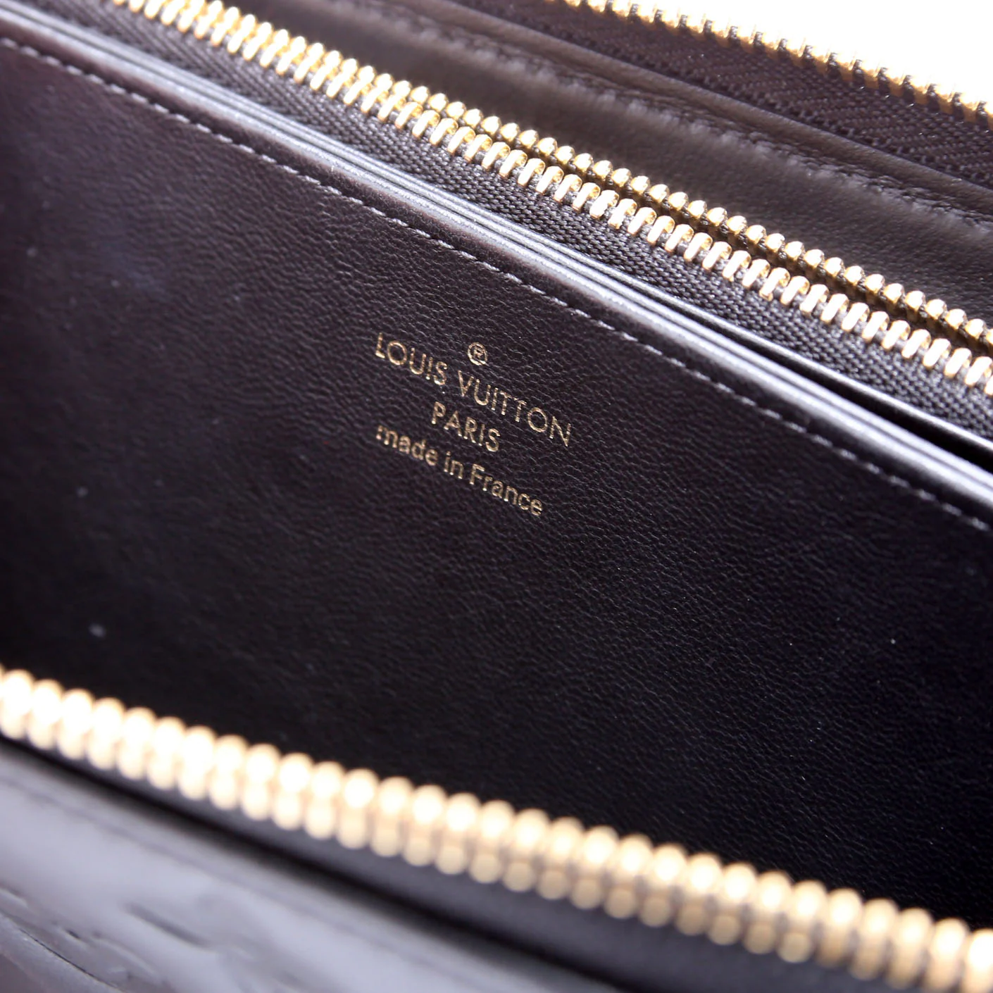 Coussin Zippy Wallet Lambskin Black - Image 8