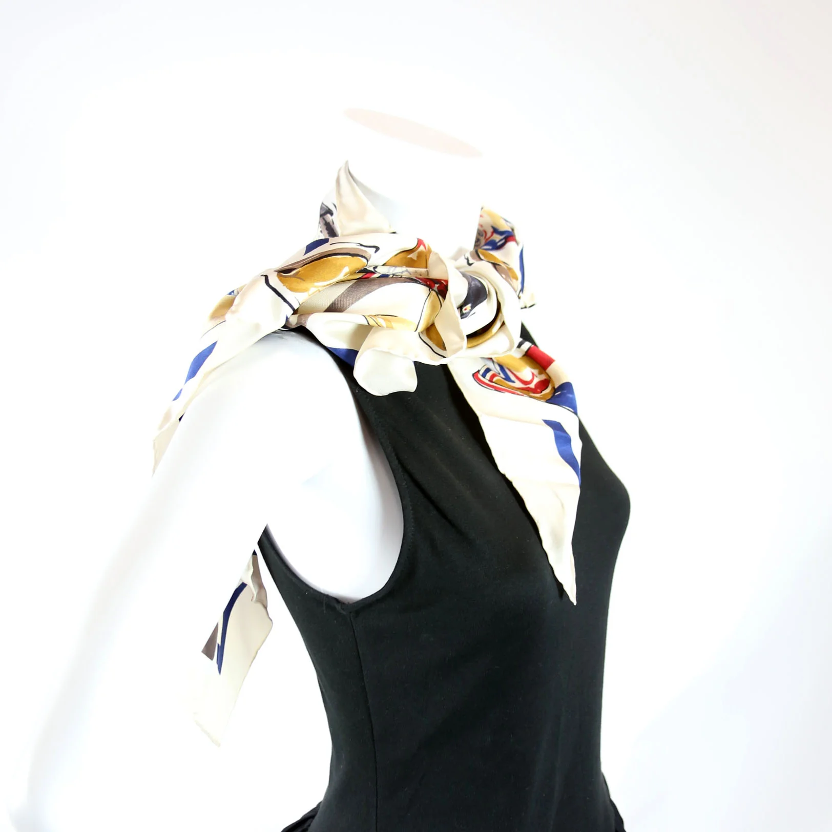 Cowboy Boot Print Silk Scark - Image 8