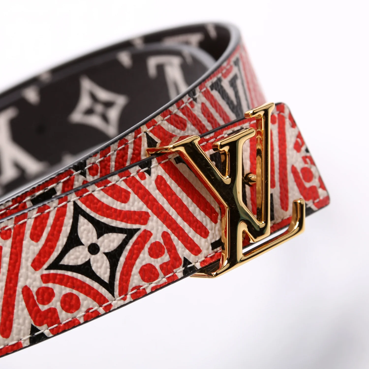 Crafty Iconic 30MM Reversible Belt Size 85/32 Red/Black - Image 5