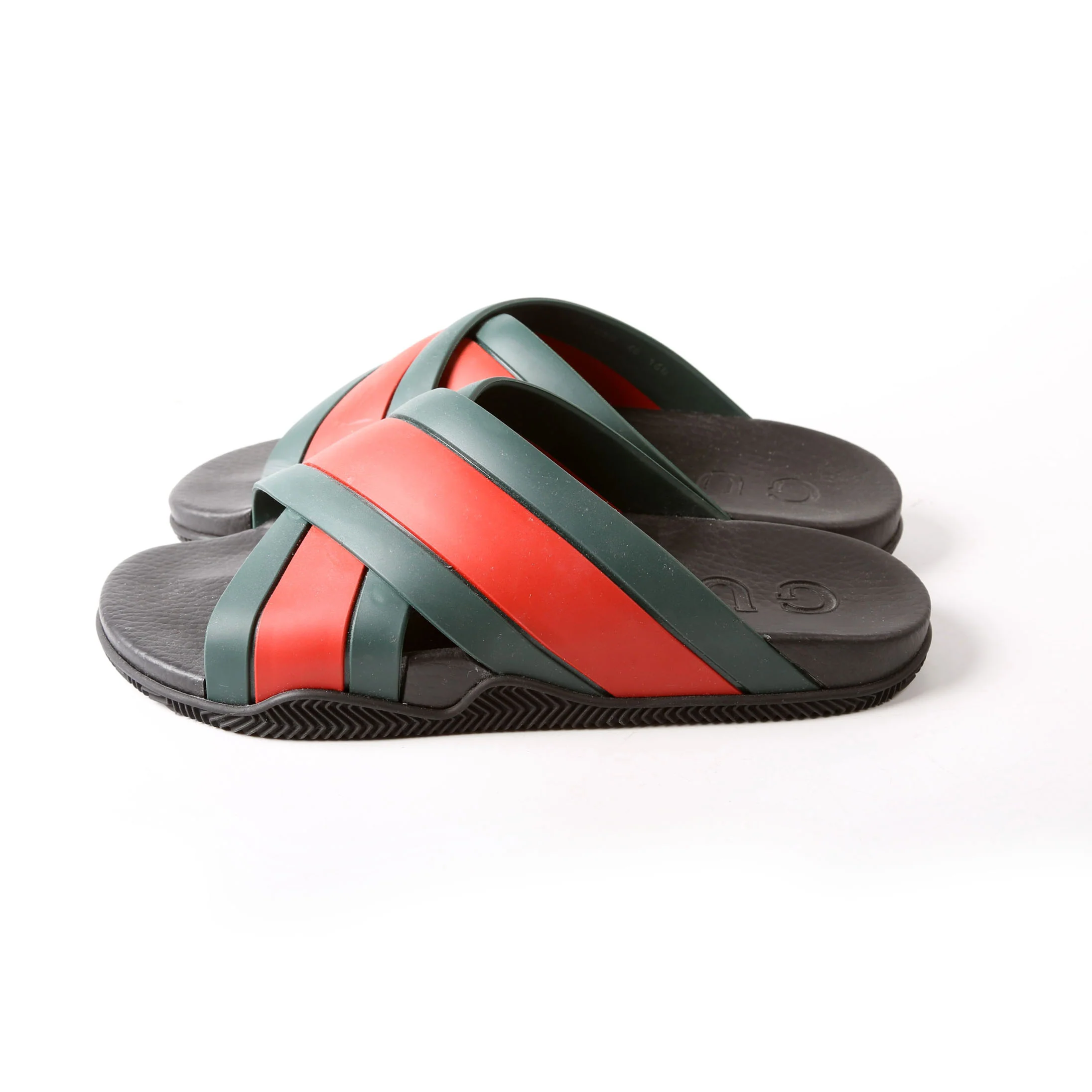 Criss Cross Web Rubber Slides Size 41 - Image 3