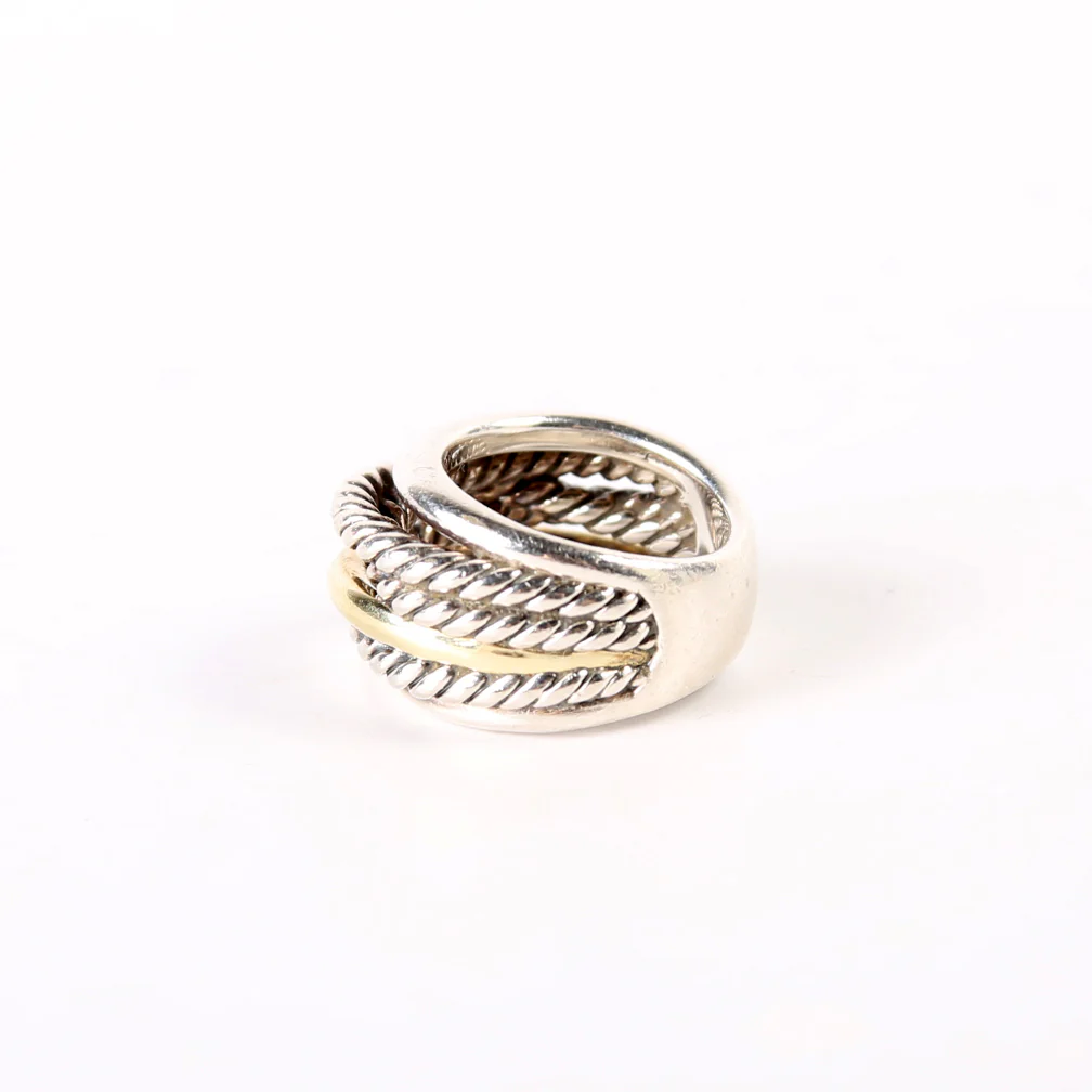 Crossover Ring Size 7 925/585 - Image 2