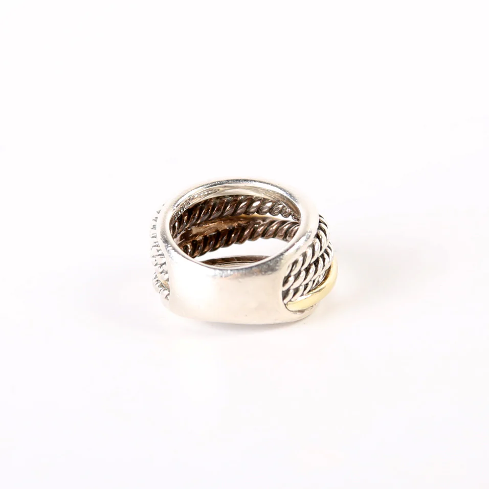 Crossover Ring Size 7 925/585 - Image 3
