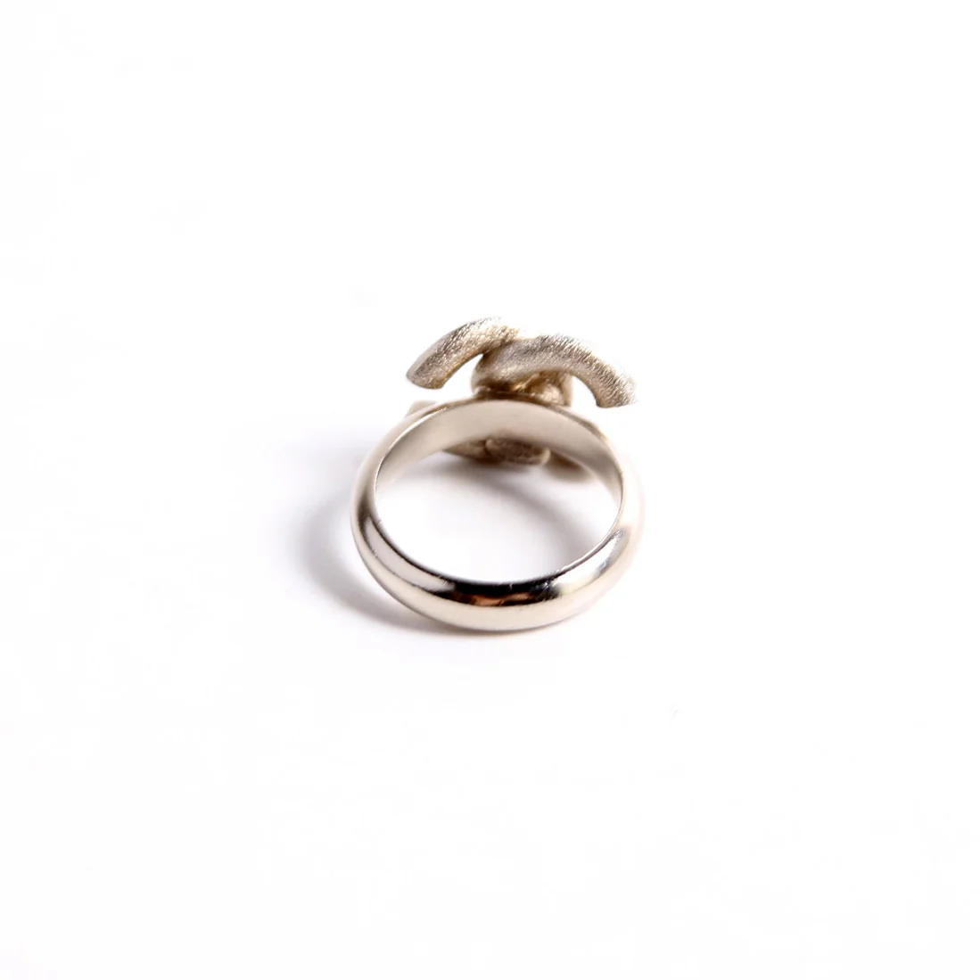Crystal CC Ring Size 6 Silver - Image 3