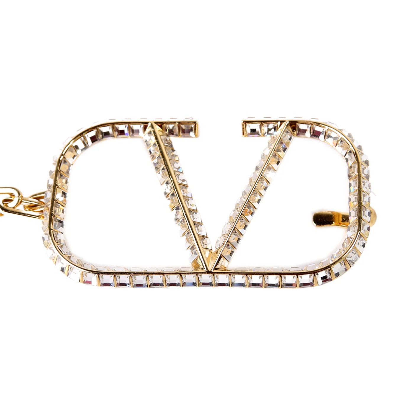 Crystal VLogo Signature Chain Belt Size M - Image 4