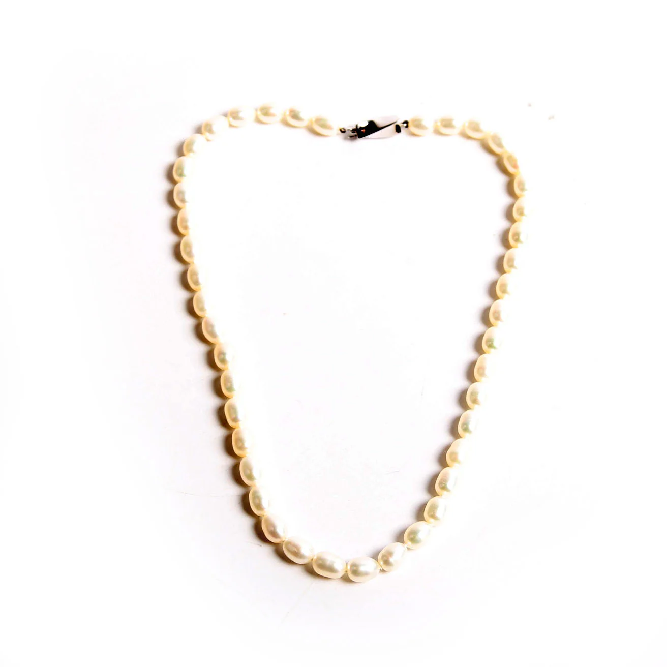 Cultured Pearl Necklace 925 - Image 2