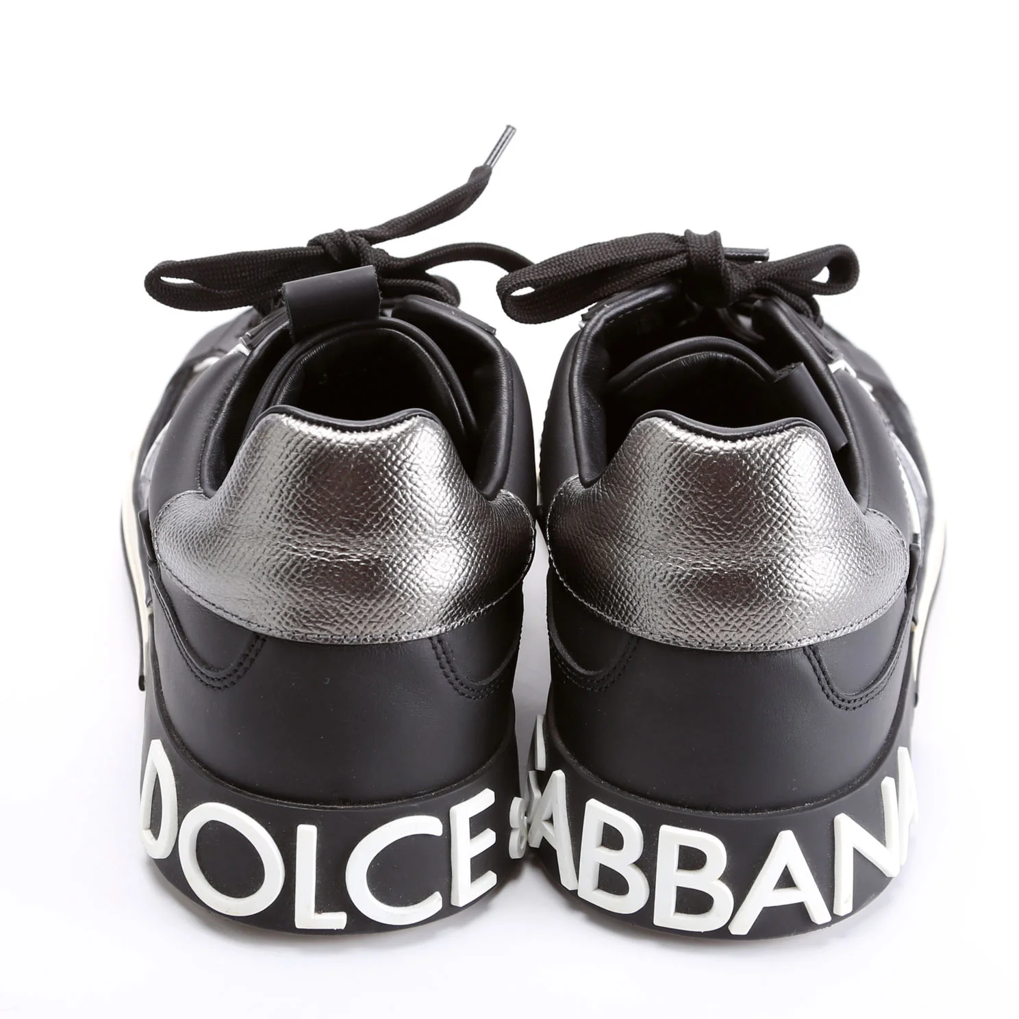 Custom 2.0 Leather Sneakers Size 40.5 Black - Image 4