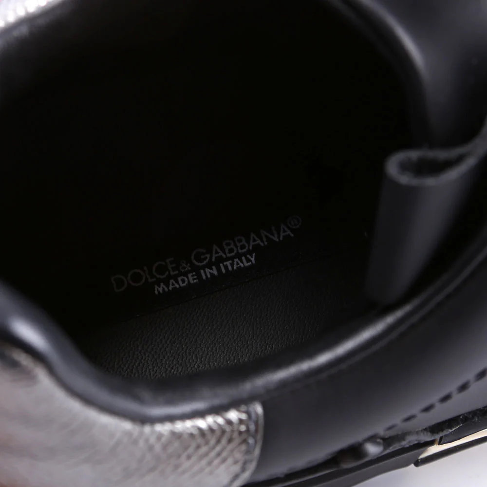 Custom 2.0 Leather Sneakers Size 40.5 Black - Image 5