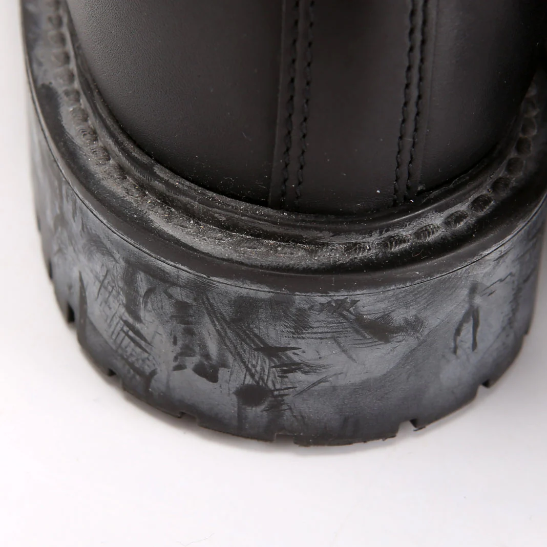 D-Major Tweed Calf Ankle Boots Size 36.5 - Image 6