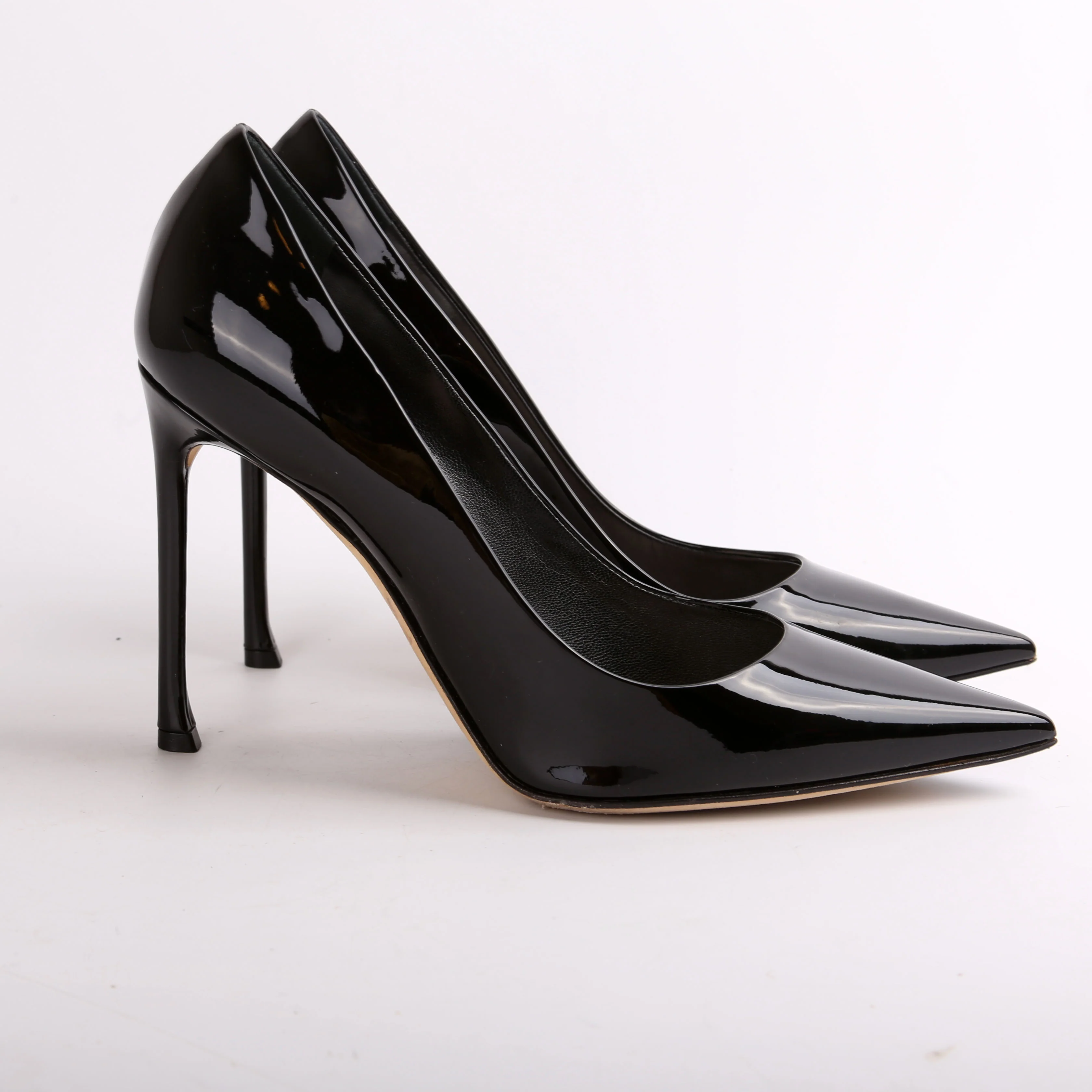 D-Stilleto Patent Pointed Toe Pumps Size 39 - Image 3