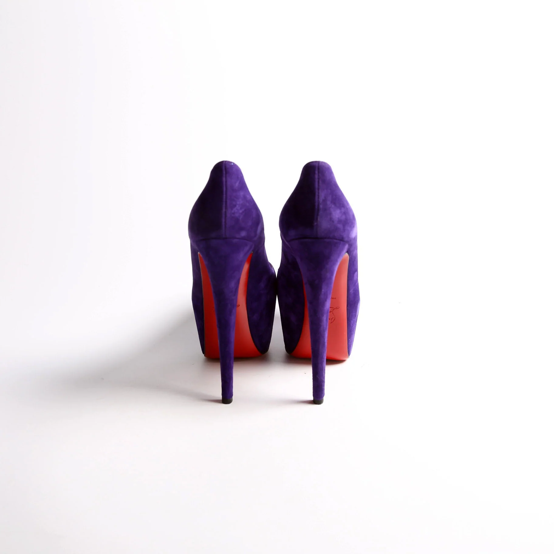 Daffodile Suede 160 Pumps Size 37.5 Purple - Image 4