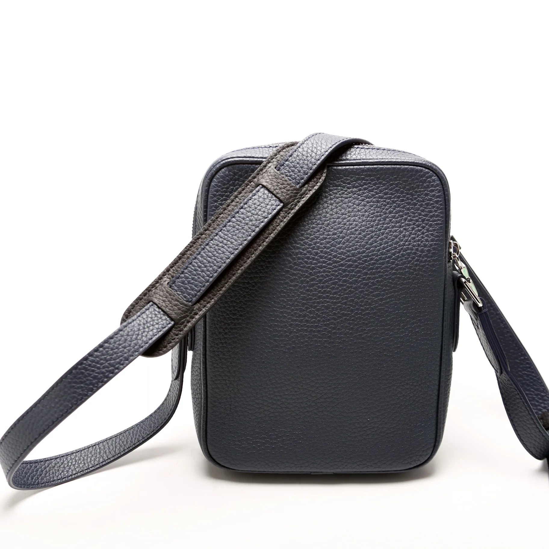Danube Slim Taurillon Leather Blue - Image 3