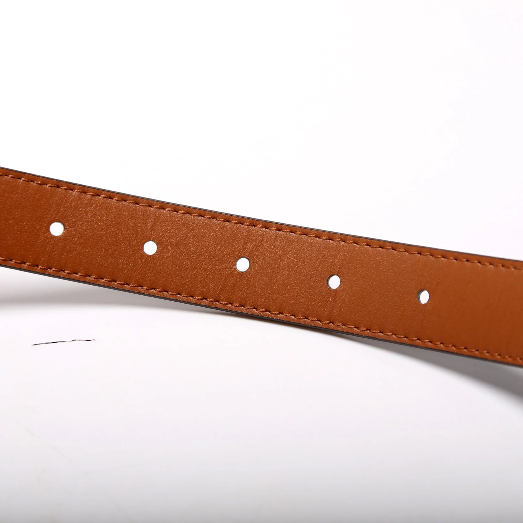 Dauphine 25MM Reverse Monogram/Leather Size 80/32 - Image 6