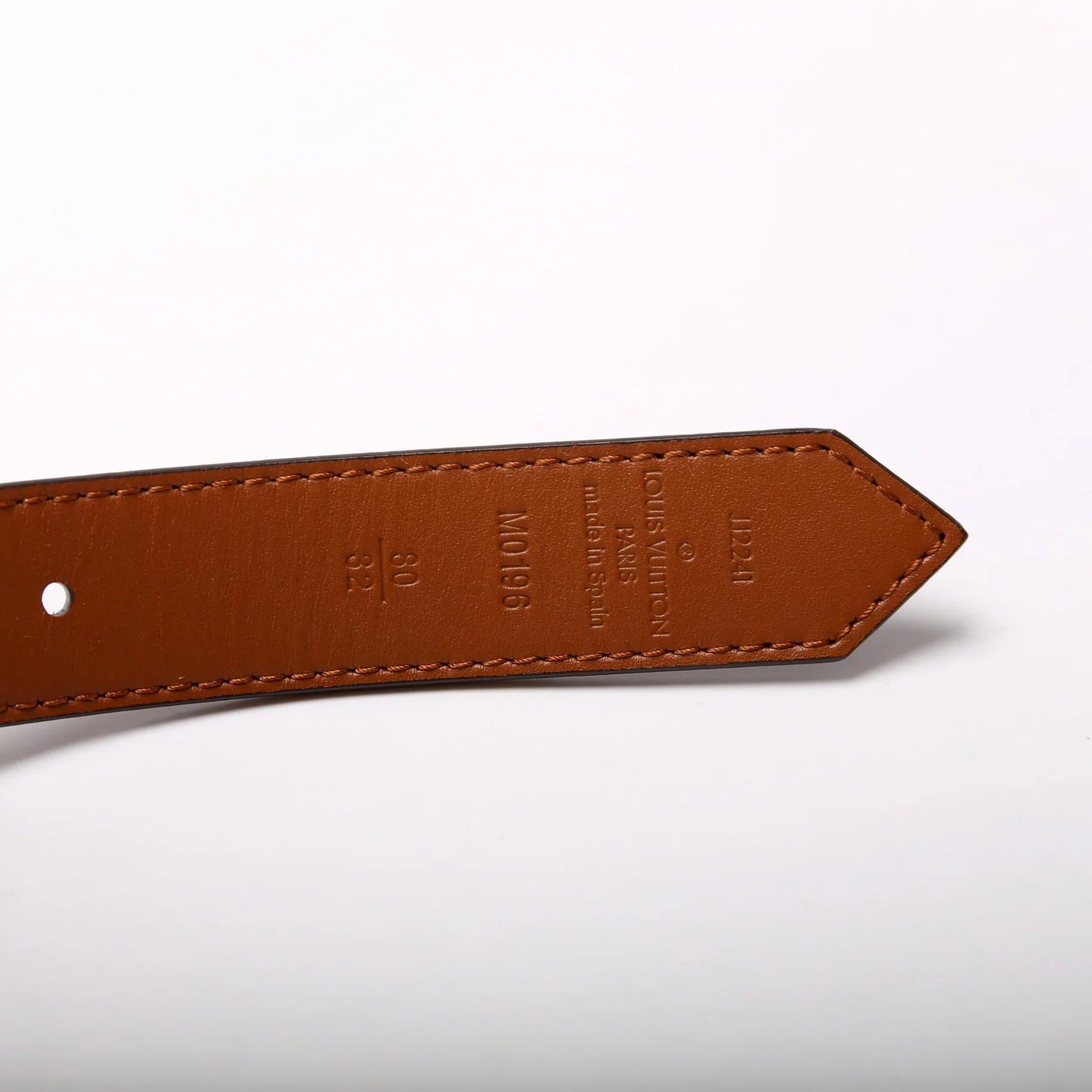 Dauphine 25MM Reverse Monogram/Leather Size 80/32 - Image 7