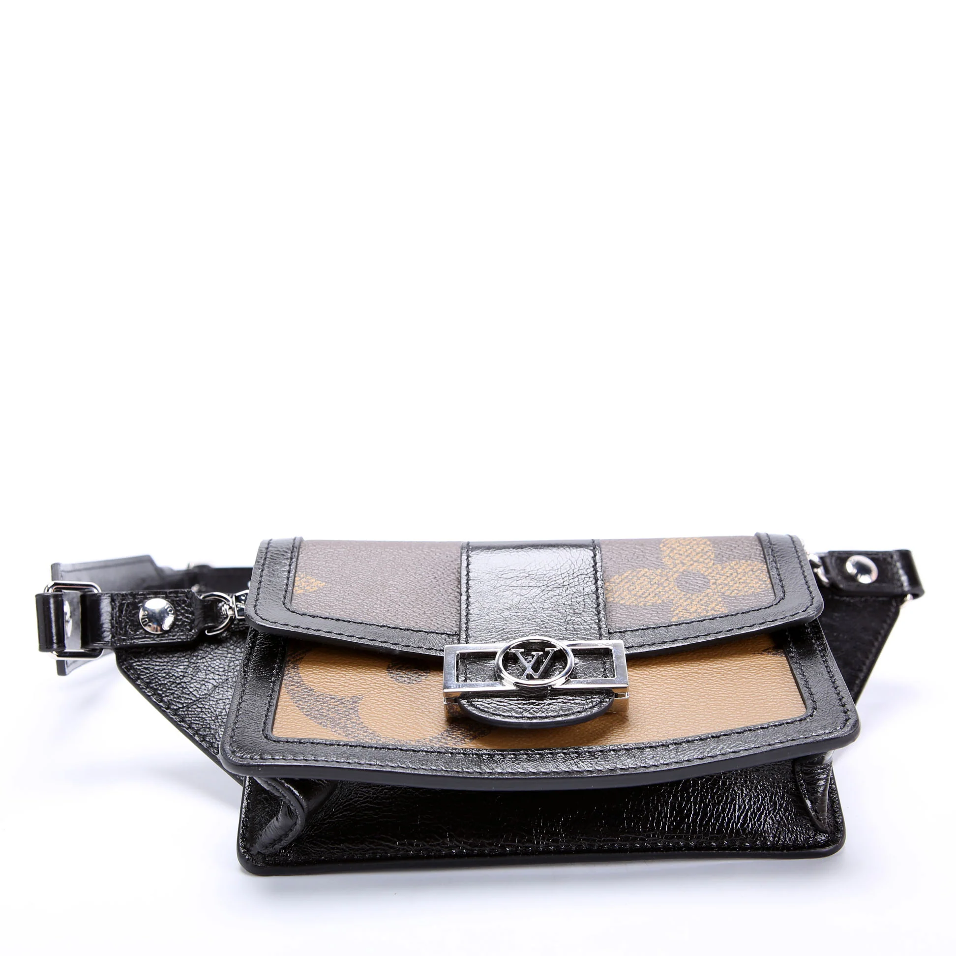 Dauphine Belt Bag Reversed Monogram Black - Image 4