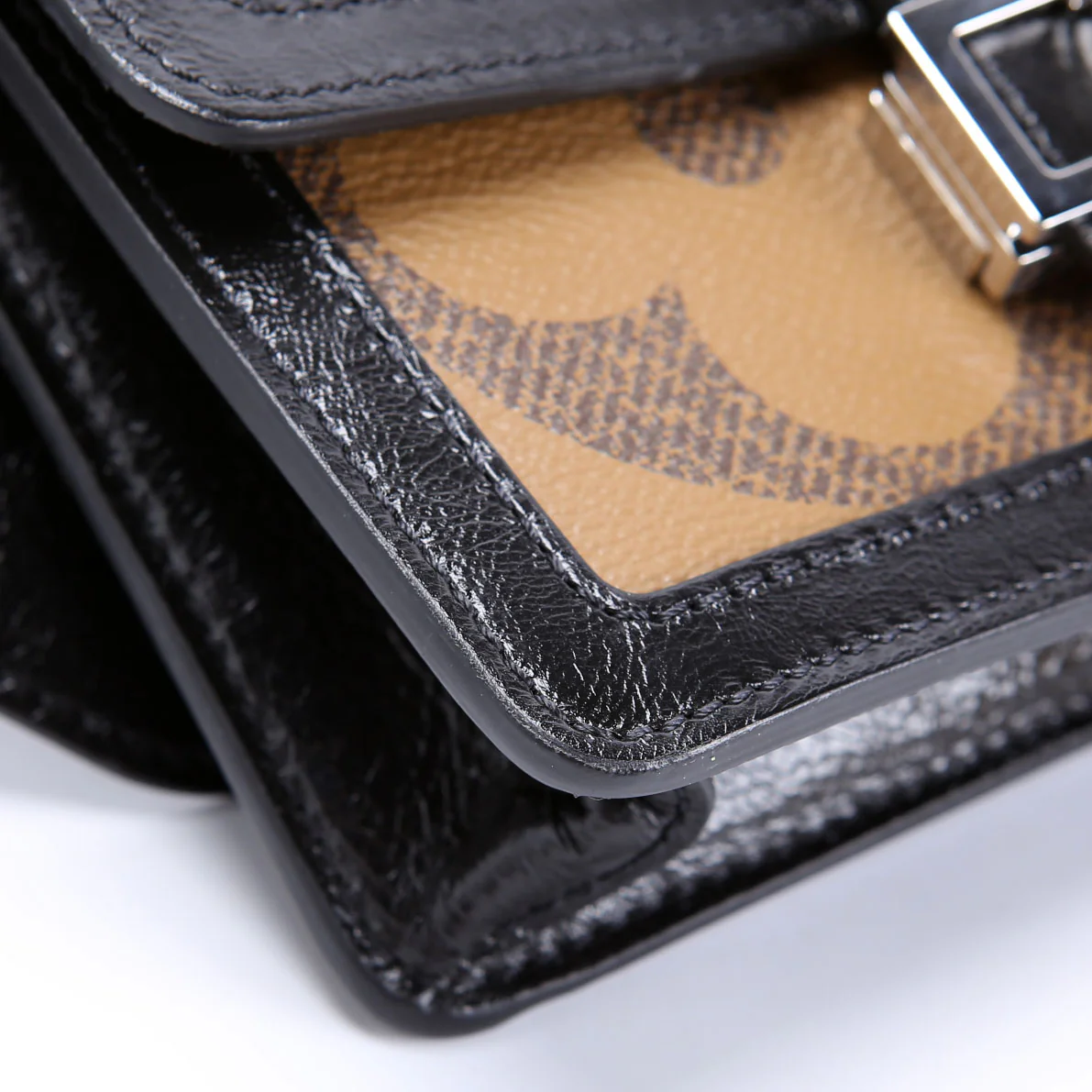 Dauphine Belt Bag Reversed Monogram Black - Image 6