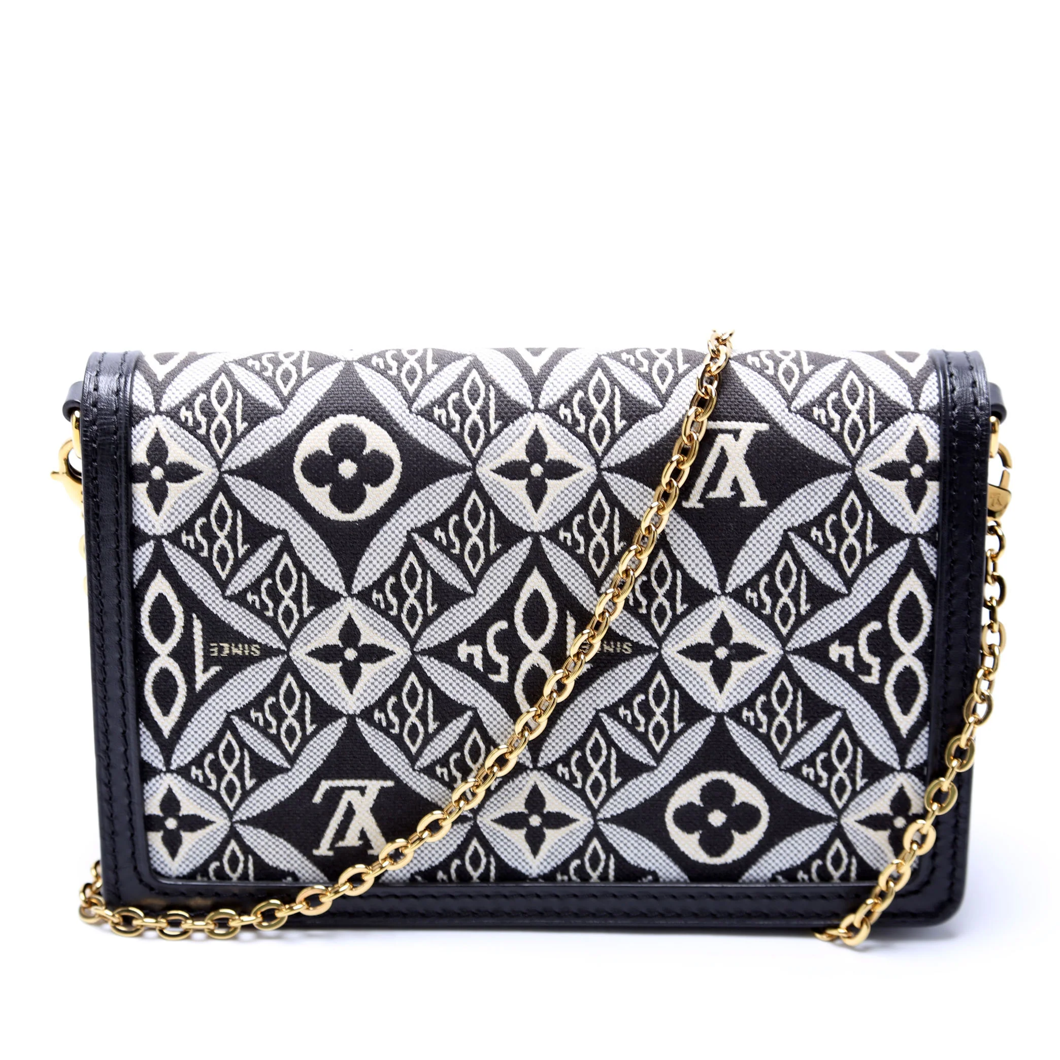 Dauphine Chain Wallet Since 1854 Jacquard Black - Image 3