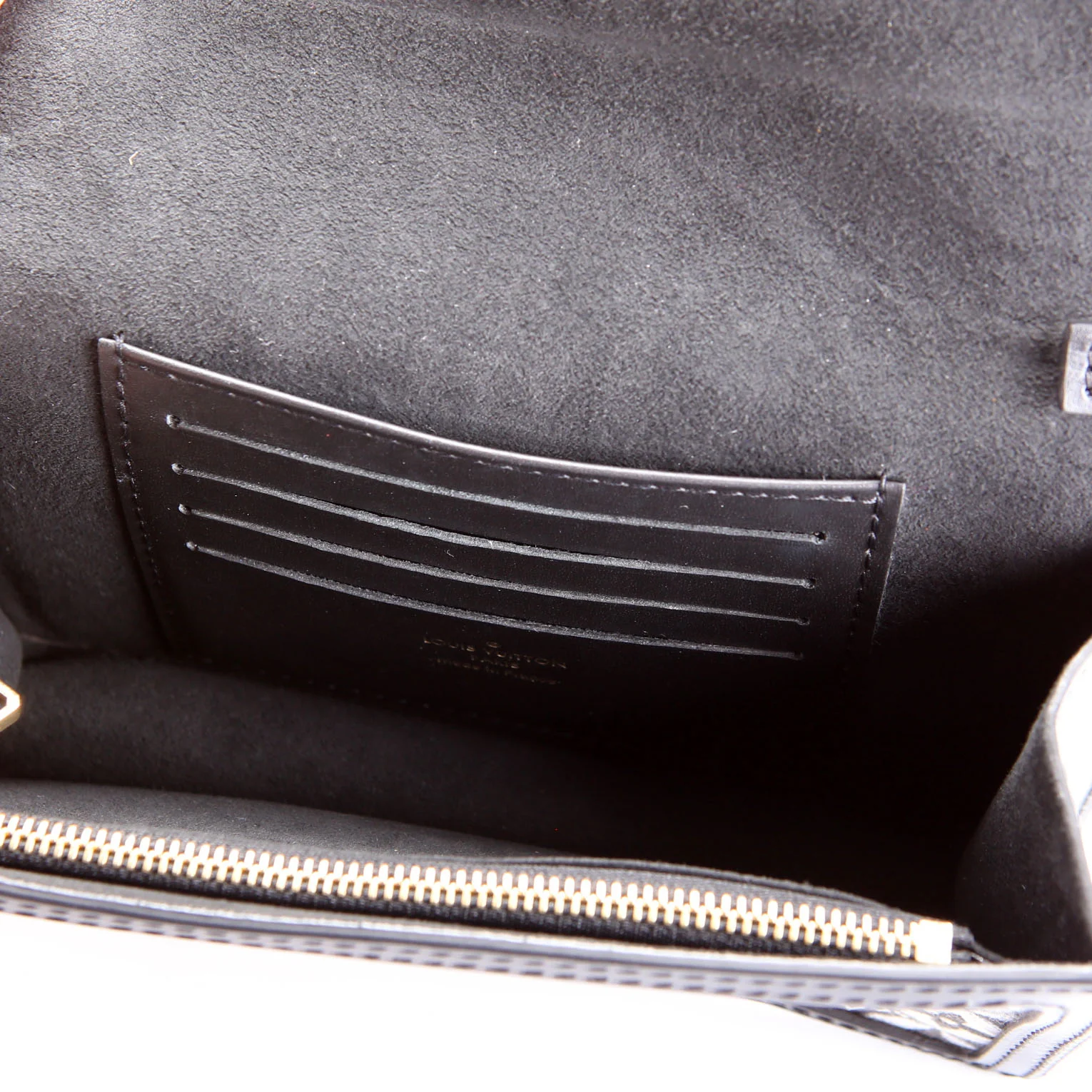 Dauphine Chain Wallet Since 1854 Jacquard Black/White - Image 7
