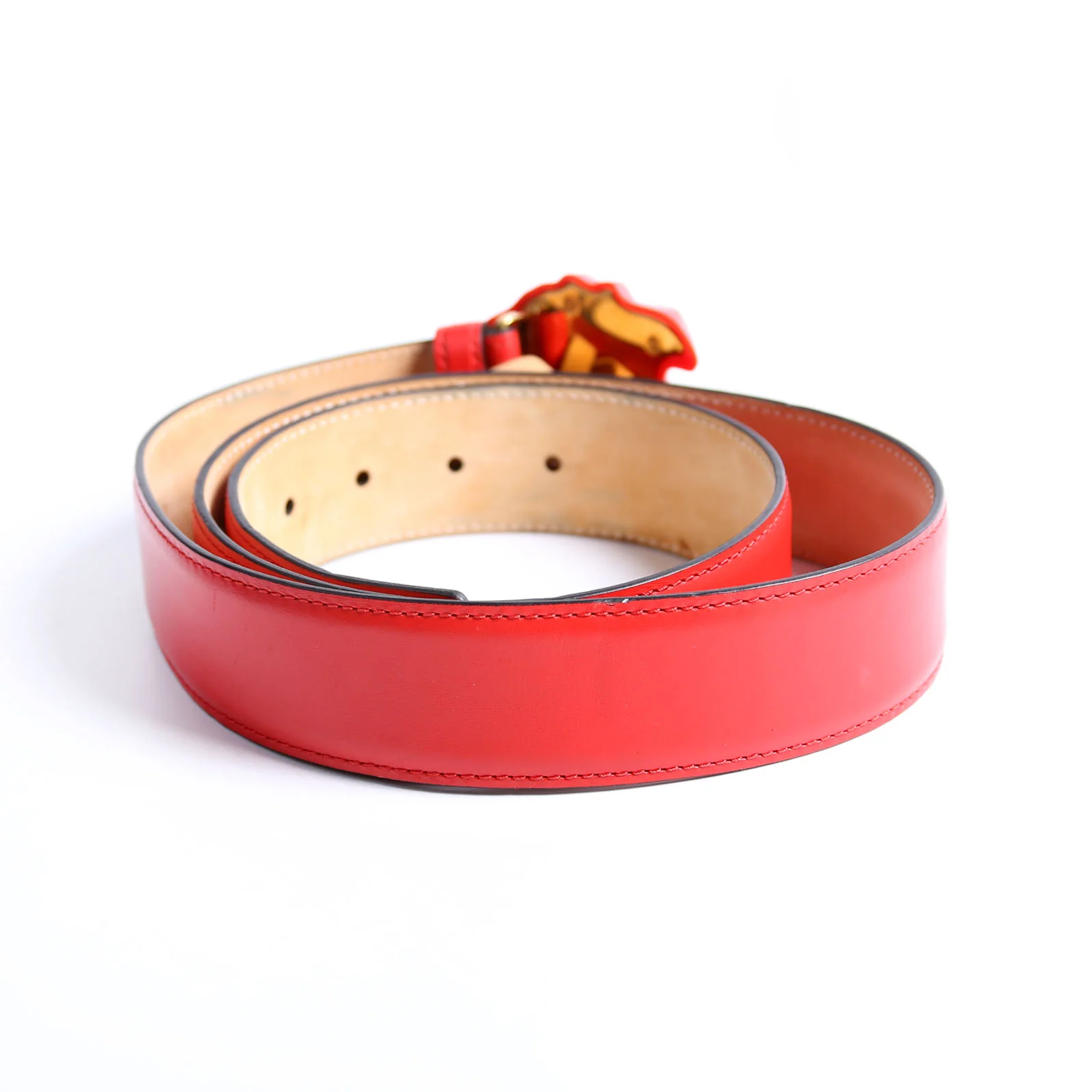DCU4140 Medusa Head Belt Size 100/40 Red - Image 3