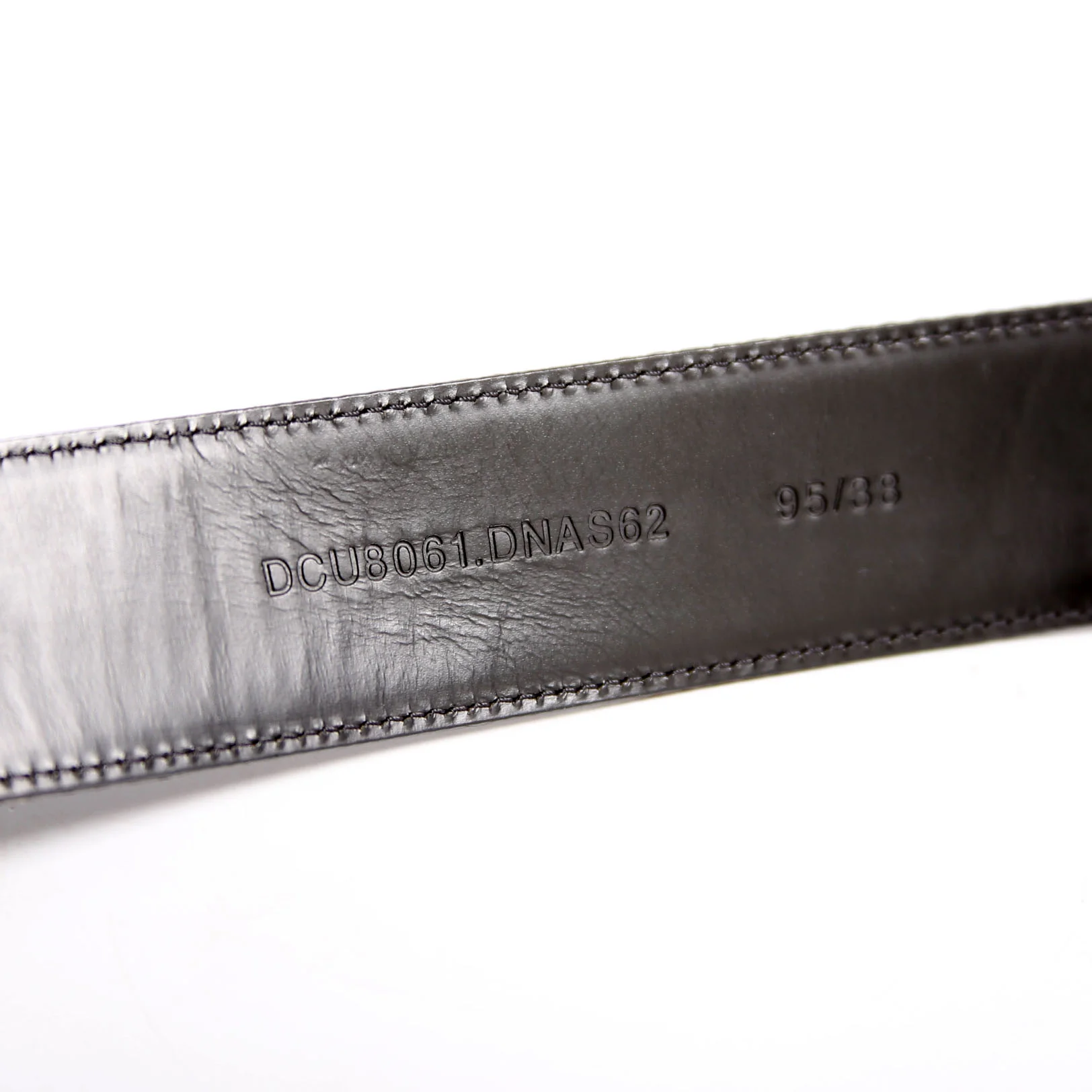 DCU8061 Medusa Head Greca Canvas Belt Size 95/38 Black - Image 5