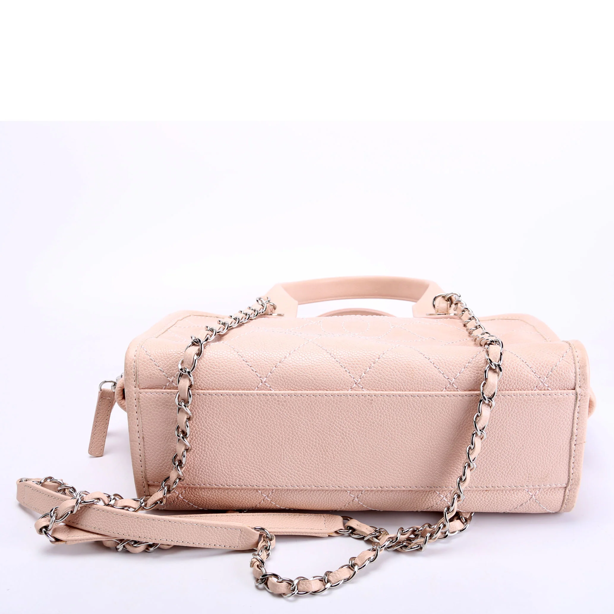 Deauville Bowling Bag Small Caviar Pink - Image 4