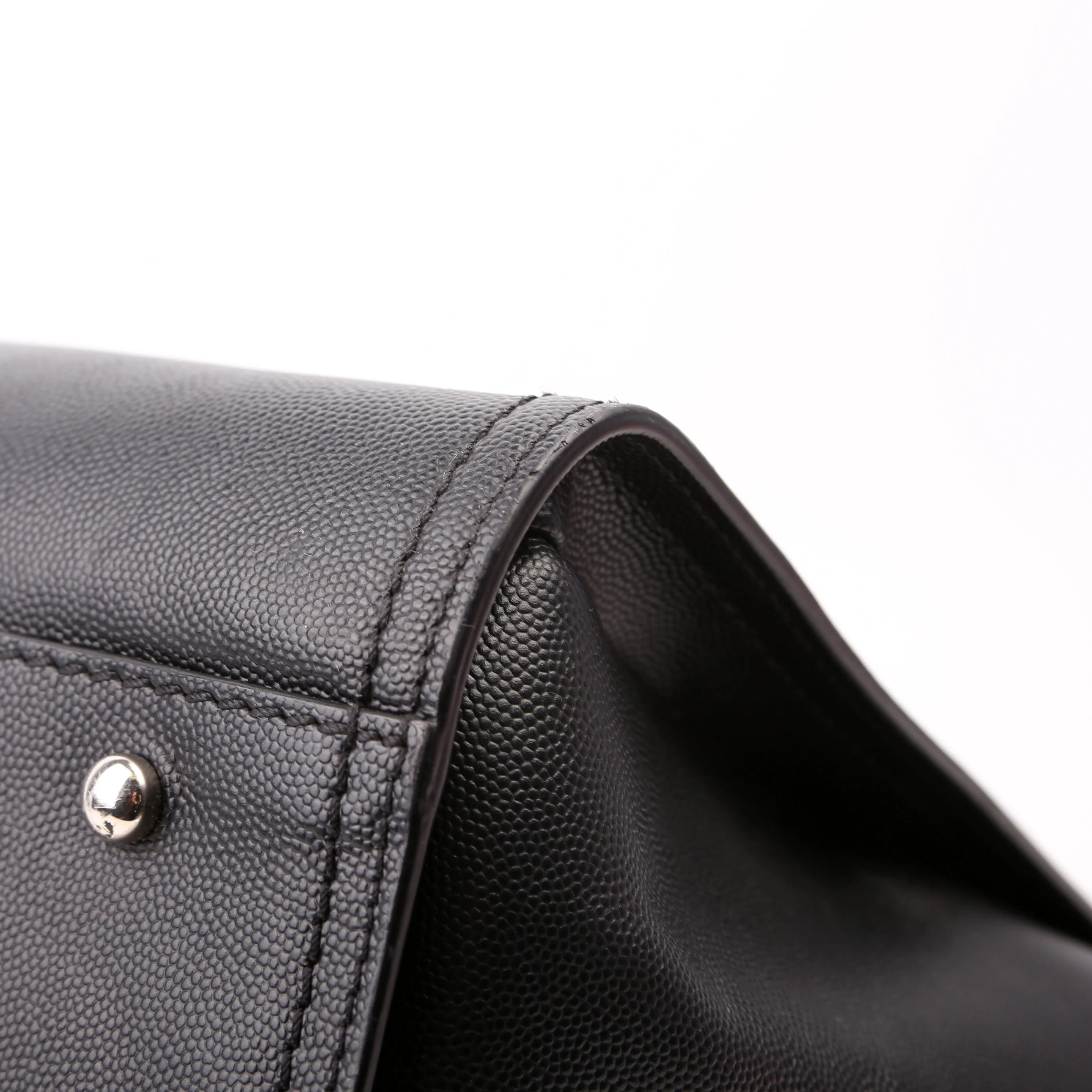Deauville Studded Caviar Small Tote Black - Image 8