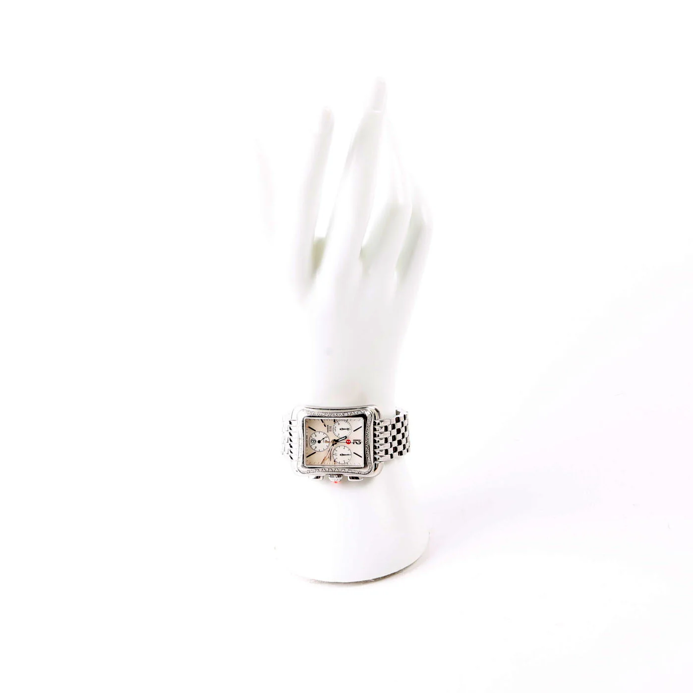Deco II Sapphire Crystal with 0.36 Diamonds - Image 5