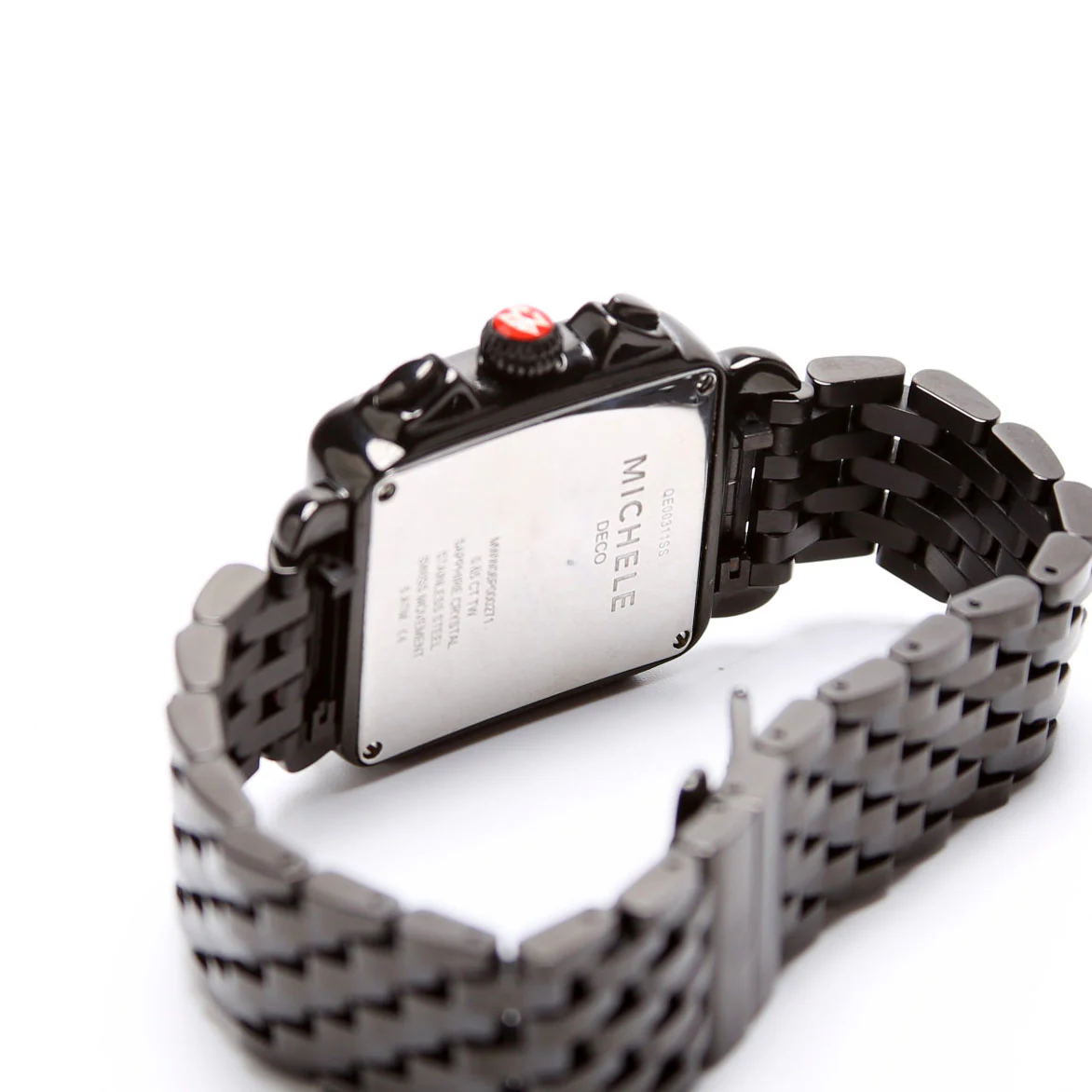 Deco Noir With 0.65CW Diamond Watch Black - Image 5