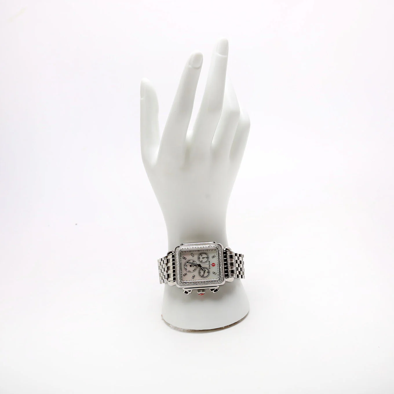 Deco With 0.76CW Diamond Watch Silver - Image 6