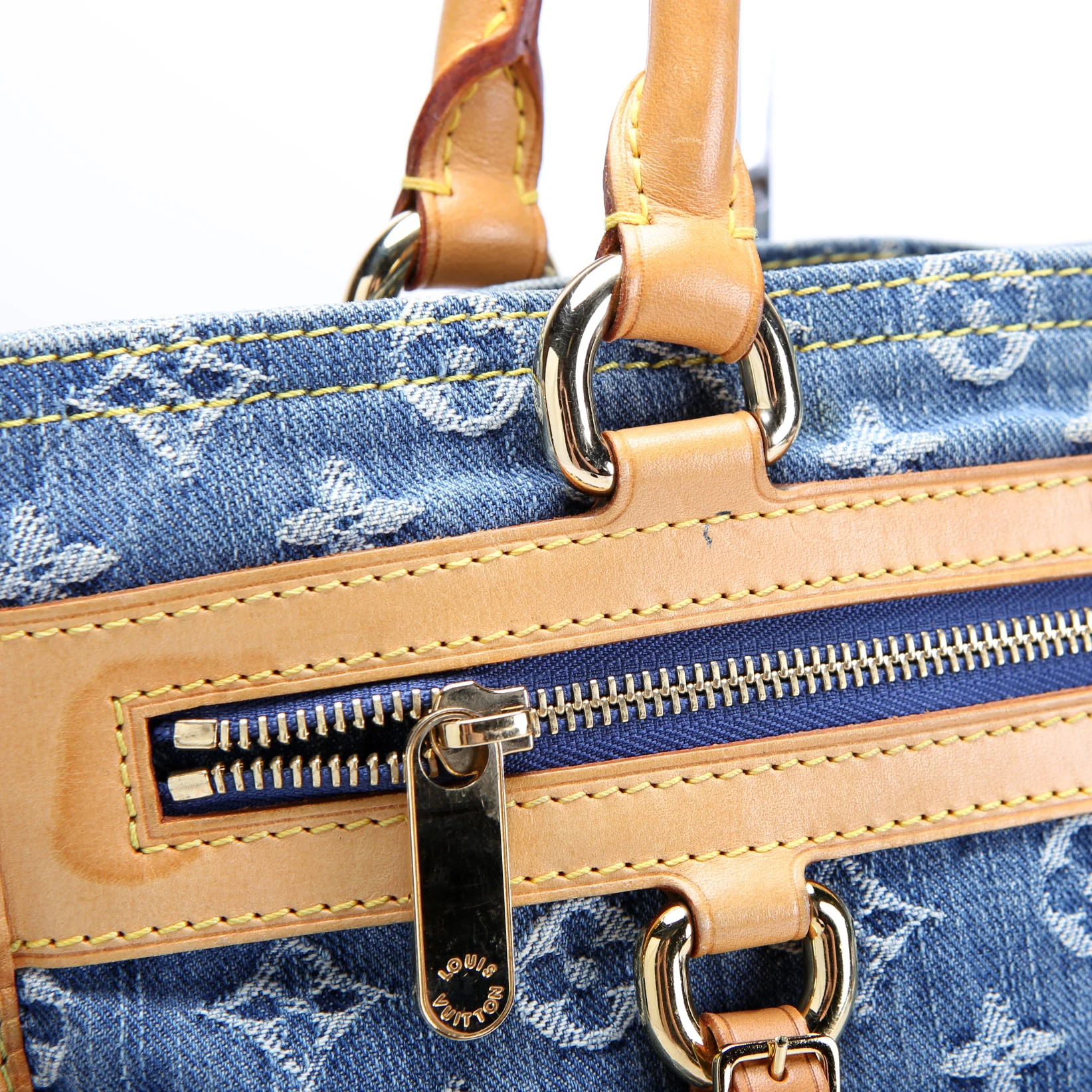 Denim Flat Shopper - Image 12