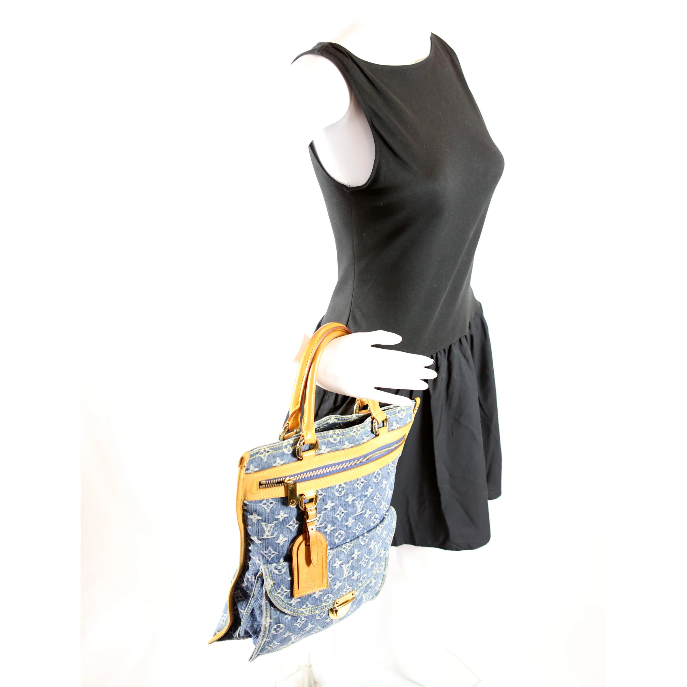 Denim Flat Shopper - Image 18