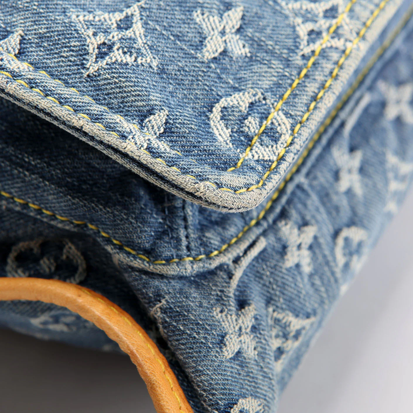 Denim Flat Shopper - Image 5