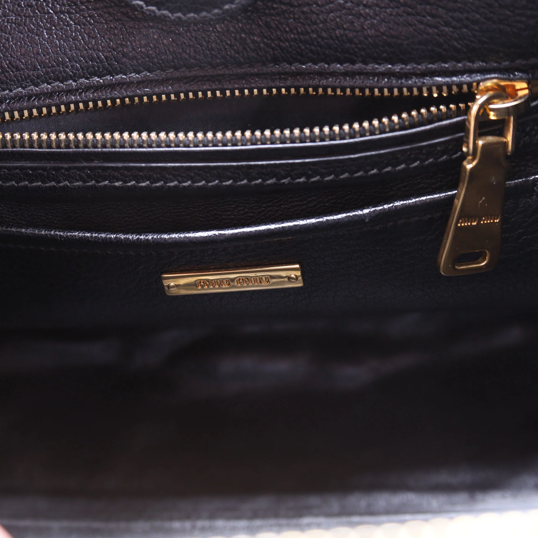 Denim Matelasse Biker Tote Blue/Black - Image 11