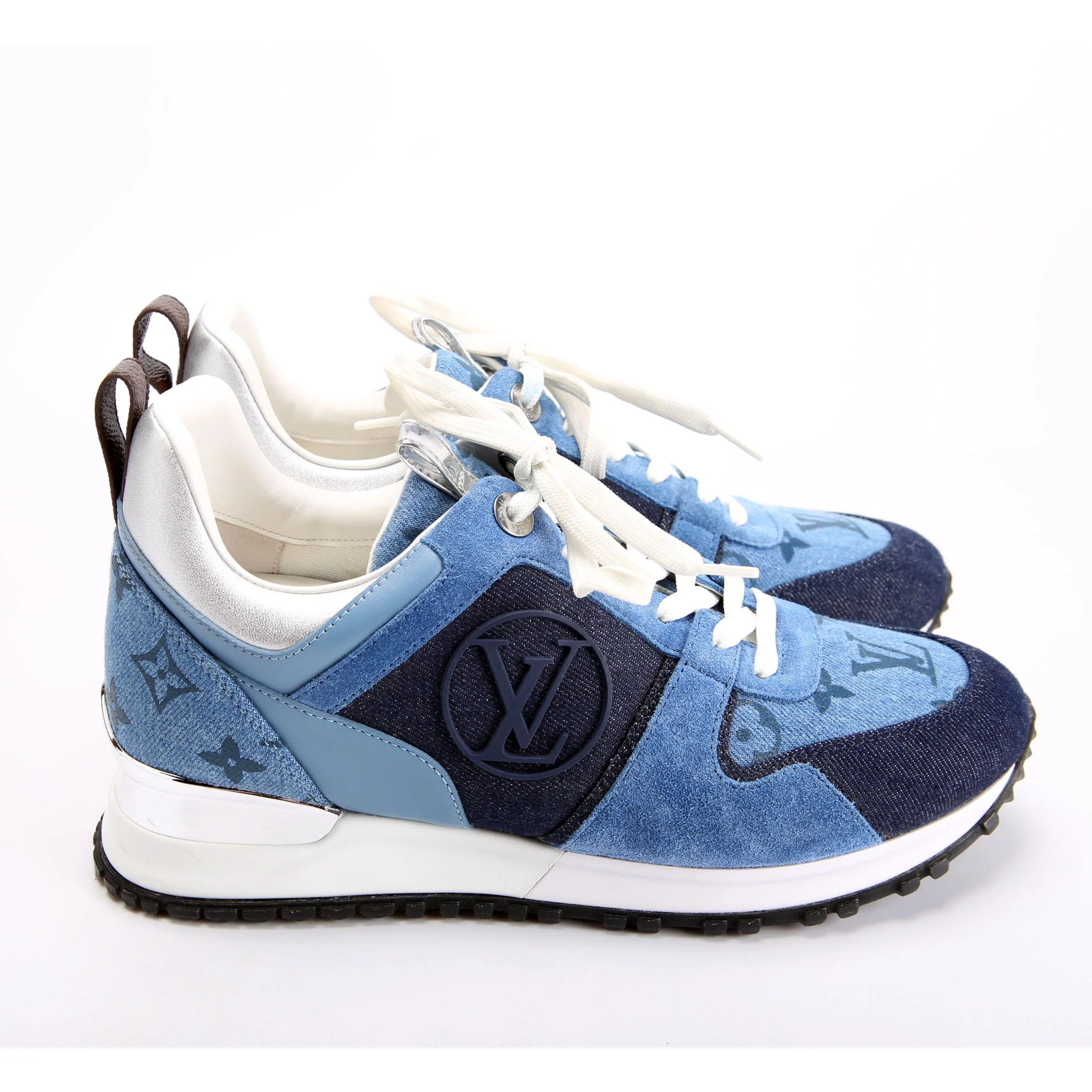 Denim Run Away Sneakers Size 37 - Image 3