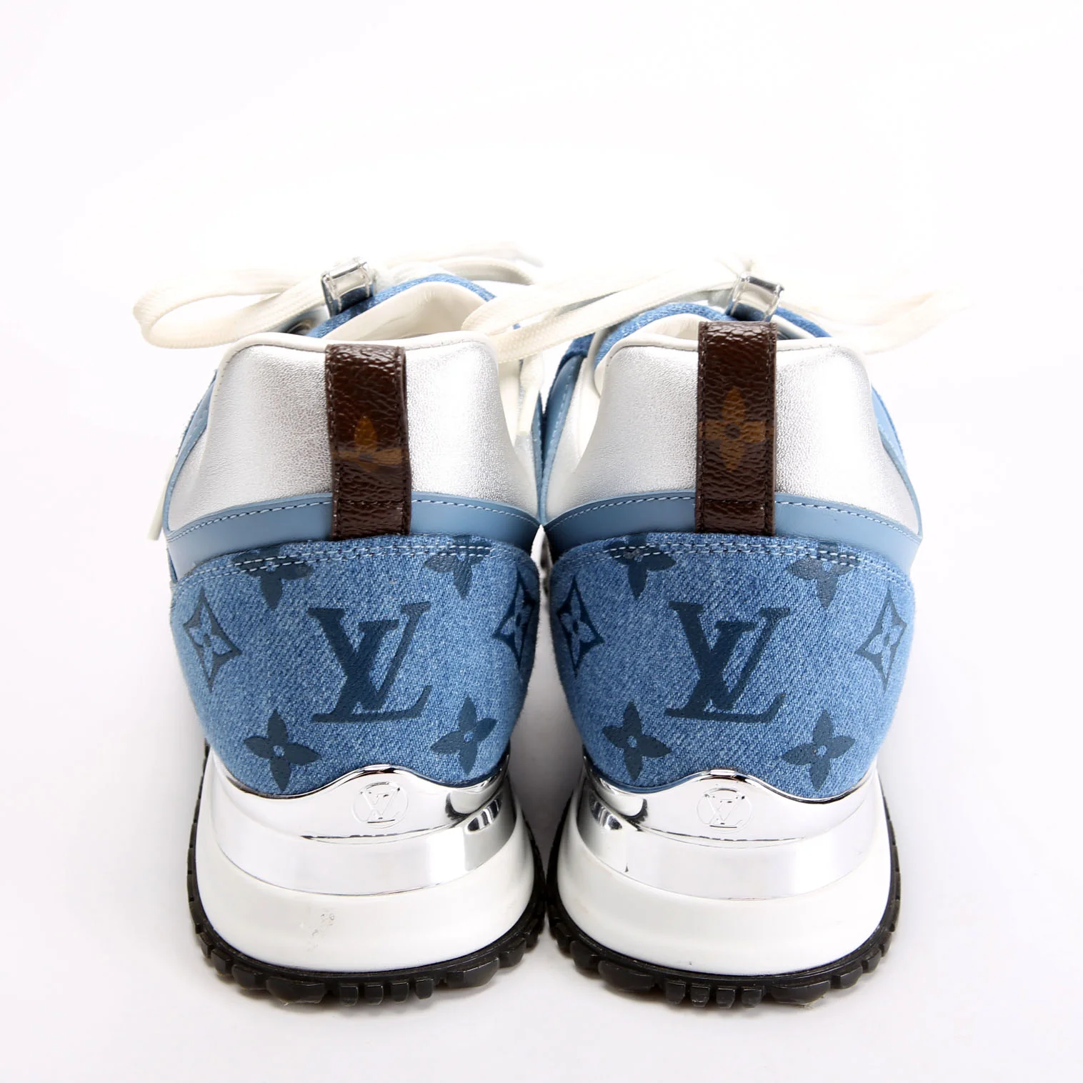 Denim Run Away Sneakers Size 37 - Image 4