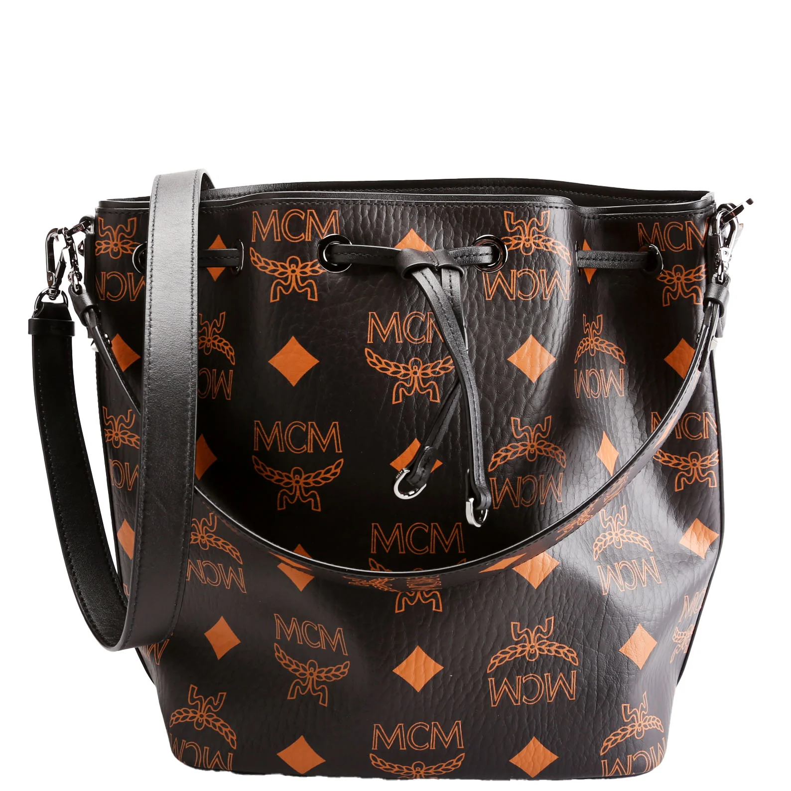 Dessau Drawstring Bucket Black/Orange